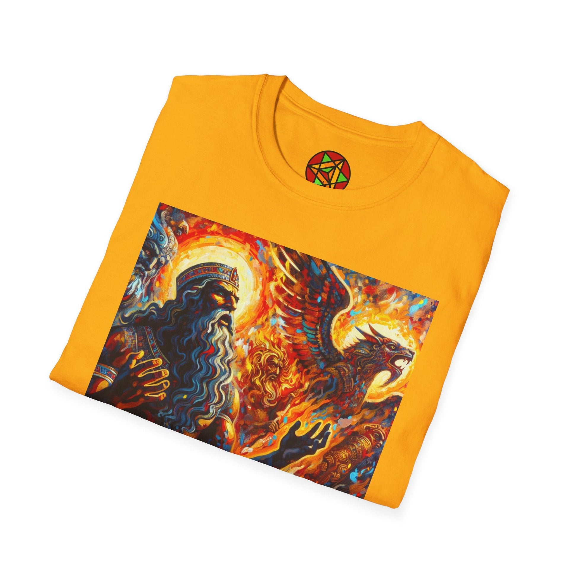 Daniel 3:26 Fiery Furnace T-Shirt — Shadrach Meshach Abednego Christian Tee Printify