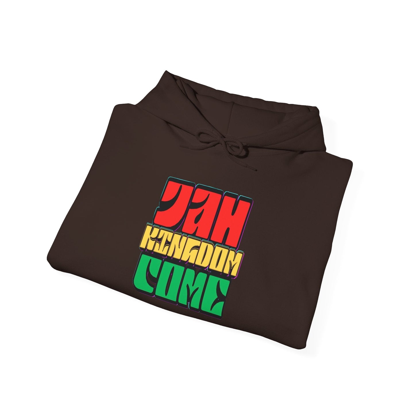 Hoodie — Jah Kingdom Come Rasta Graphic Hooded Sweatshirt Printify