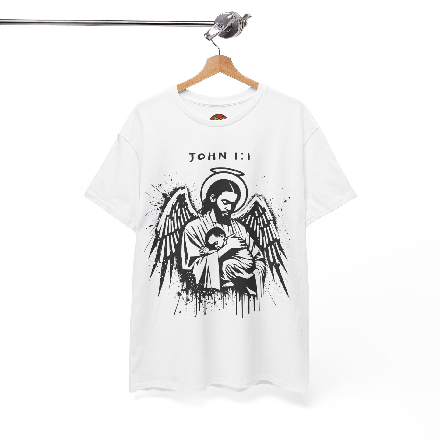 Island Scripture Tee: The Radiance of John 1:1 Printify