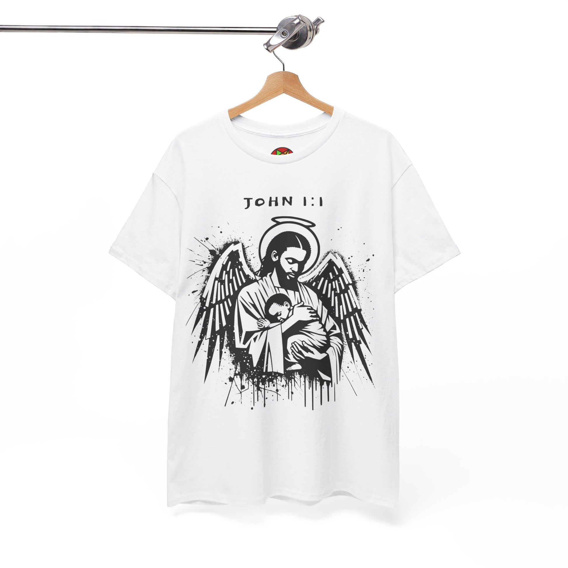 Island Scripture Tee: The Radiance of John 1:1 Printify