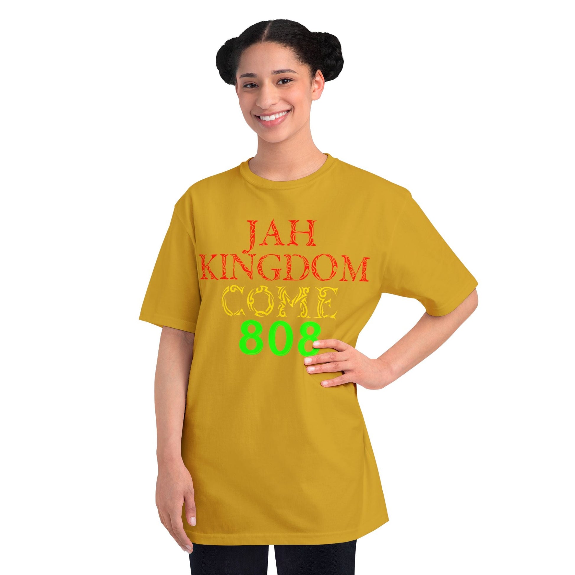 Jah Kingdom Come 808 T-Shirt — Reggae Rasta Vibe Tee Printify