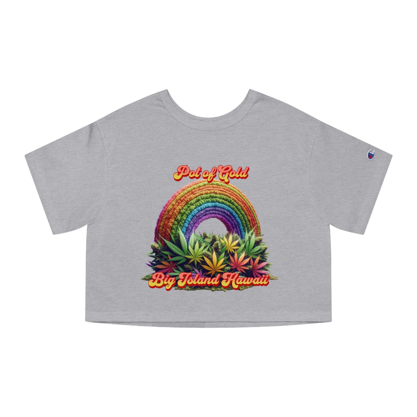 Rainbow Buds Crop Printify