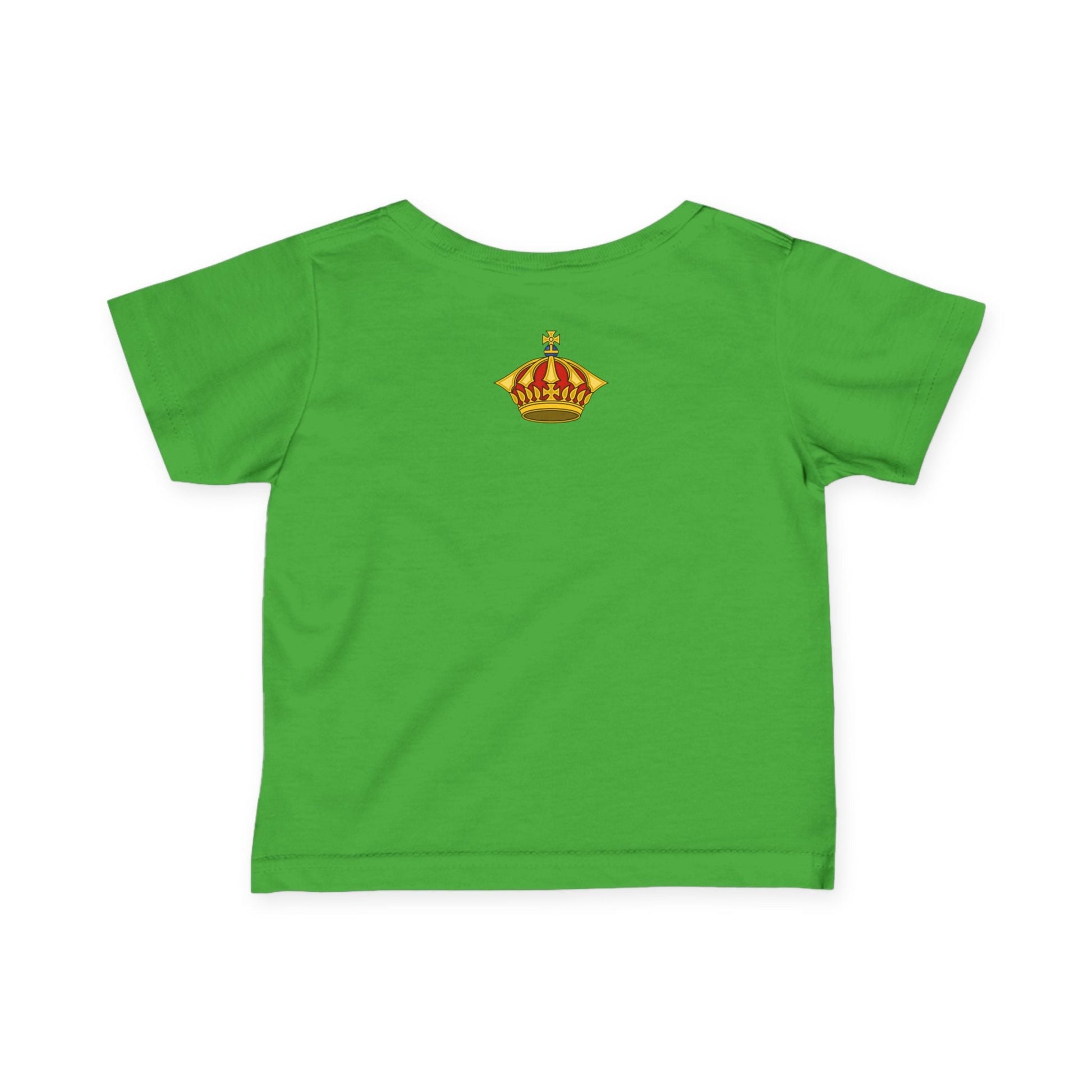 Infant Tee — 'Kalapana' Script with Gold Crown Baby Shirt Printify