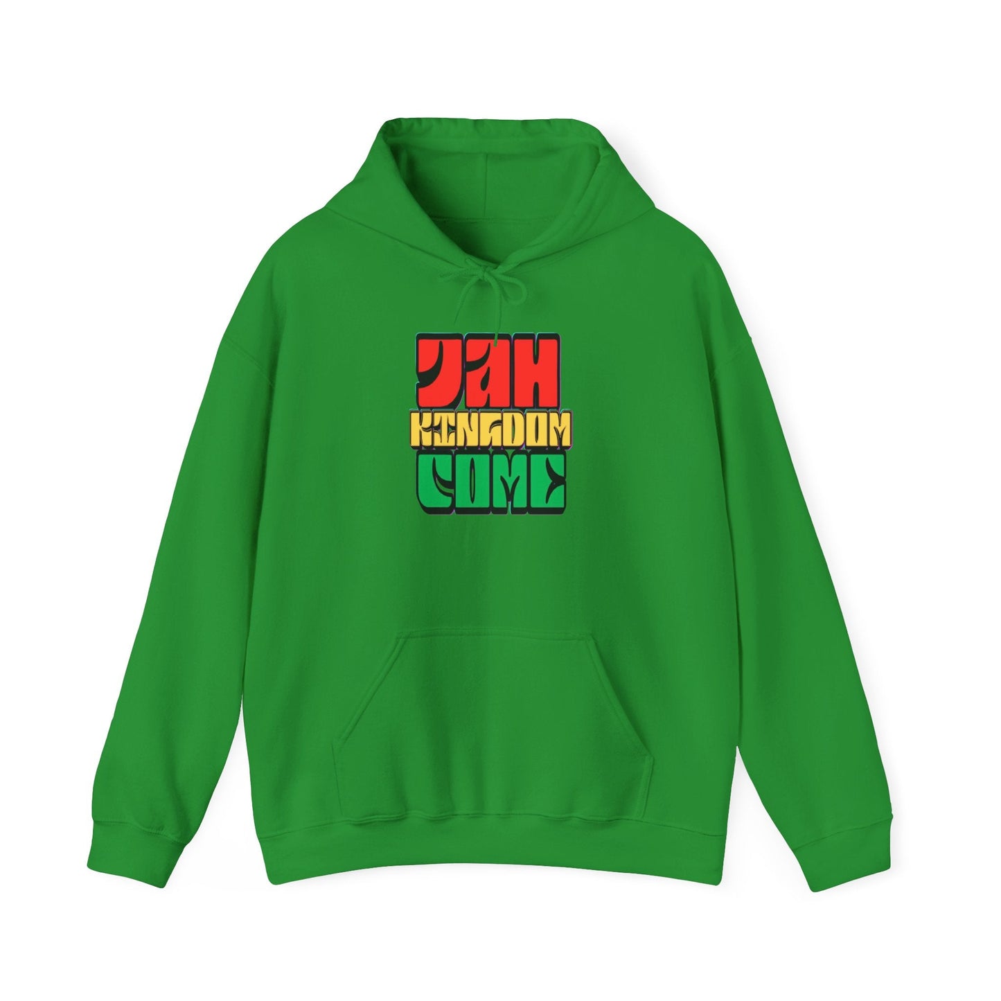 Hoodie — Jah Kingdom Come Rasta Graphic Hooded Sweatshirt Printify