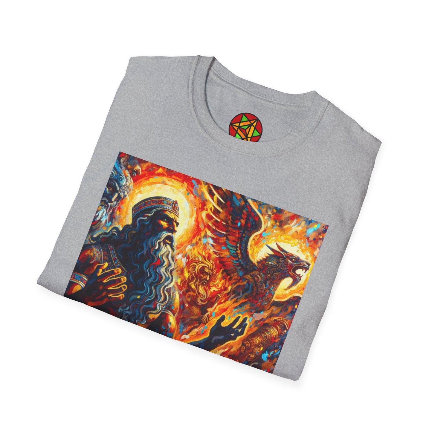 Daniel 3:26 Fiery Furnace T-Shirt — Shadrach Meshach Abednego Christian Tee Printify
