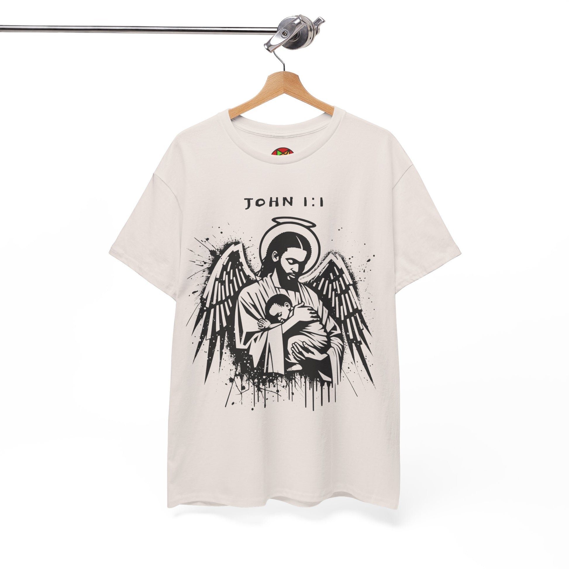 Island Scripture Tee: The Radiance of John 1:1 Printify