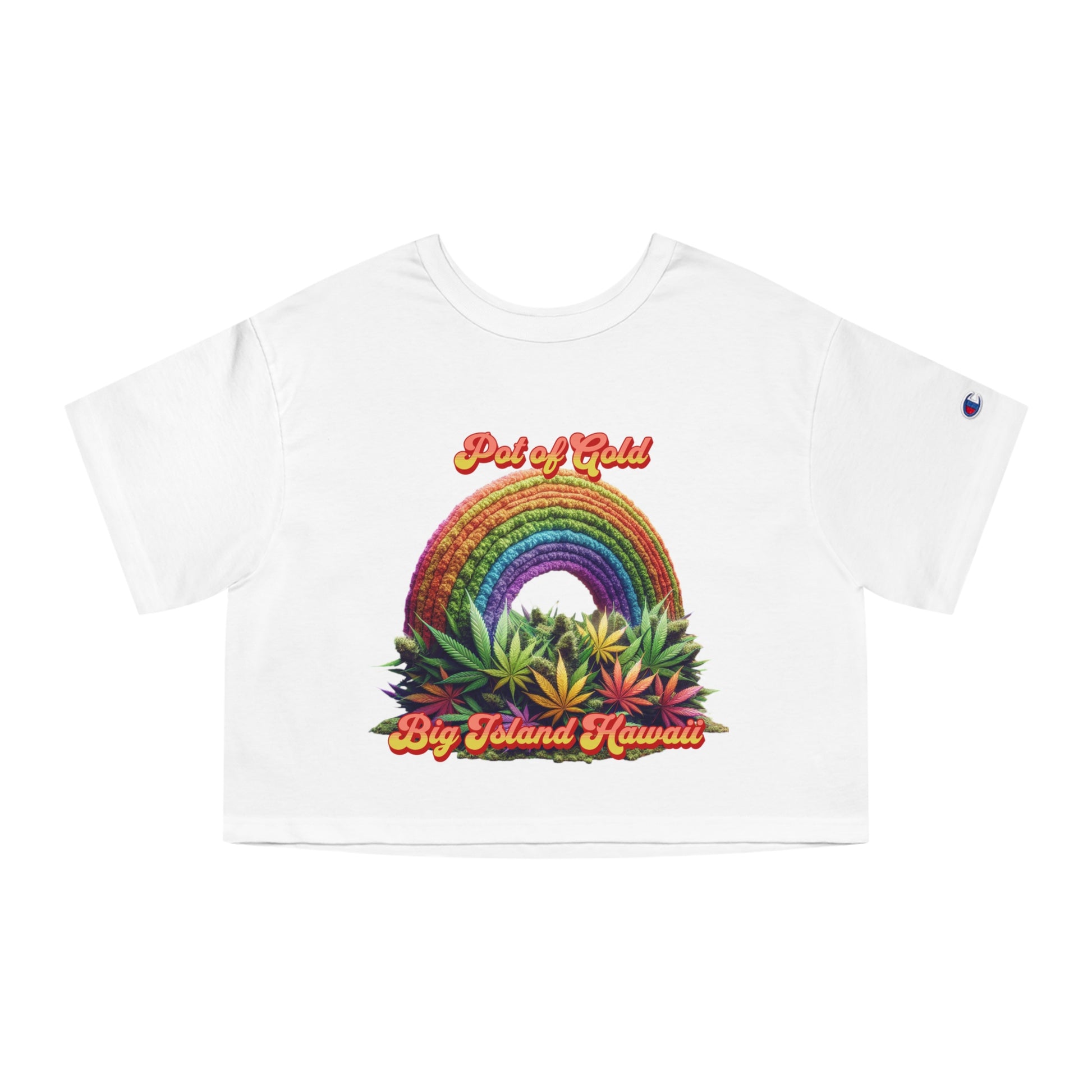 Rainbow Buds Crop Printify