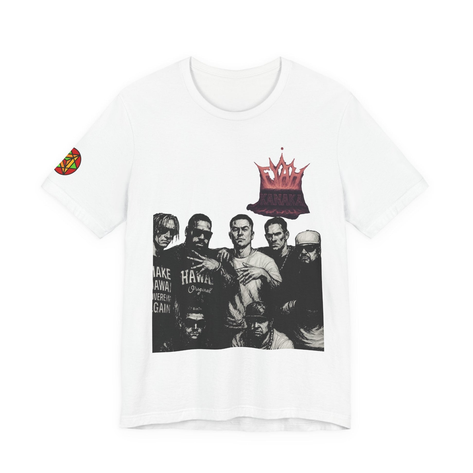 Kanaka Fyah 'vintage' Tee — Limited Edition Hawaiian Band Shirt Printify