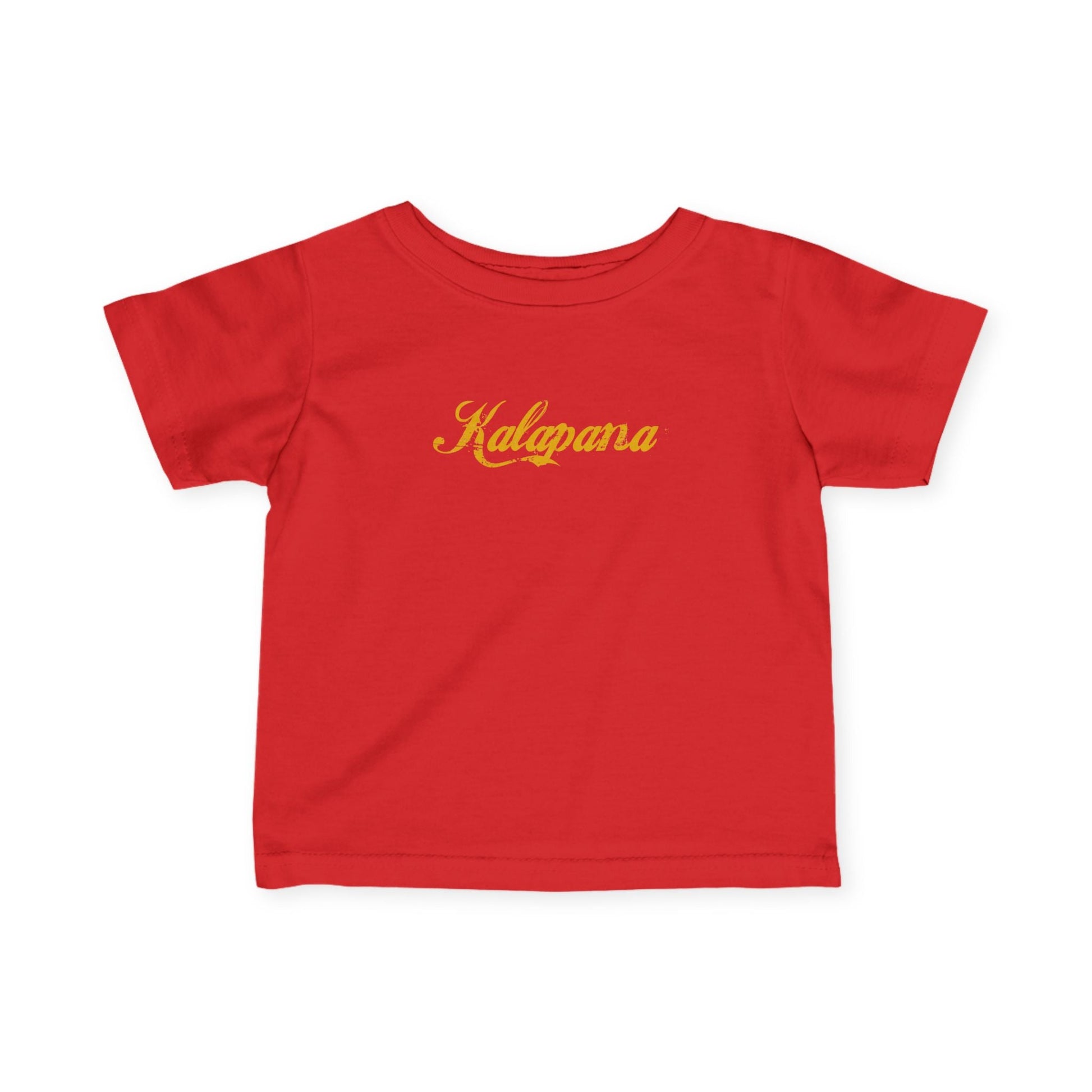 Infant Tee — 'Kalapana' Script with Gold Crown Baby Shirt Printify