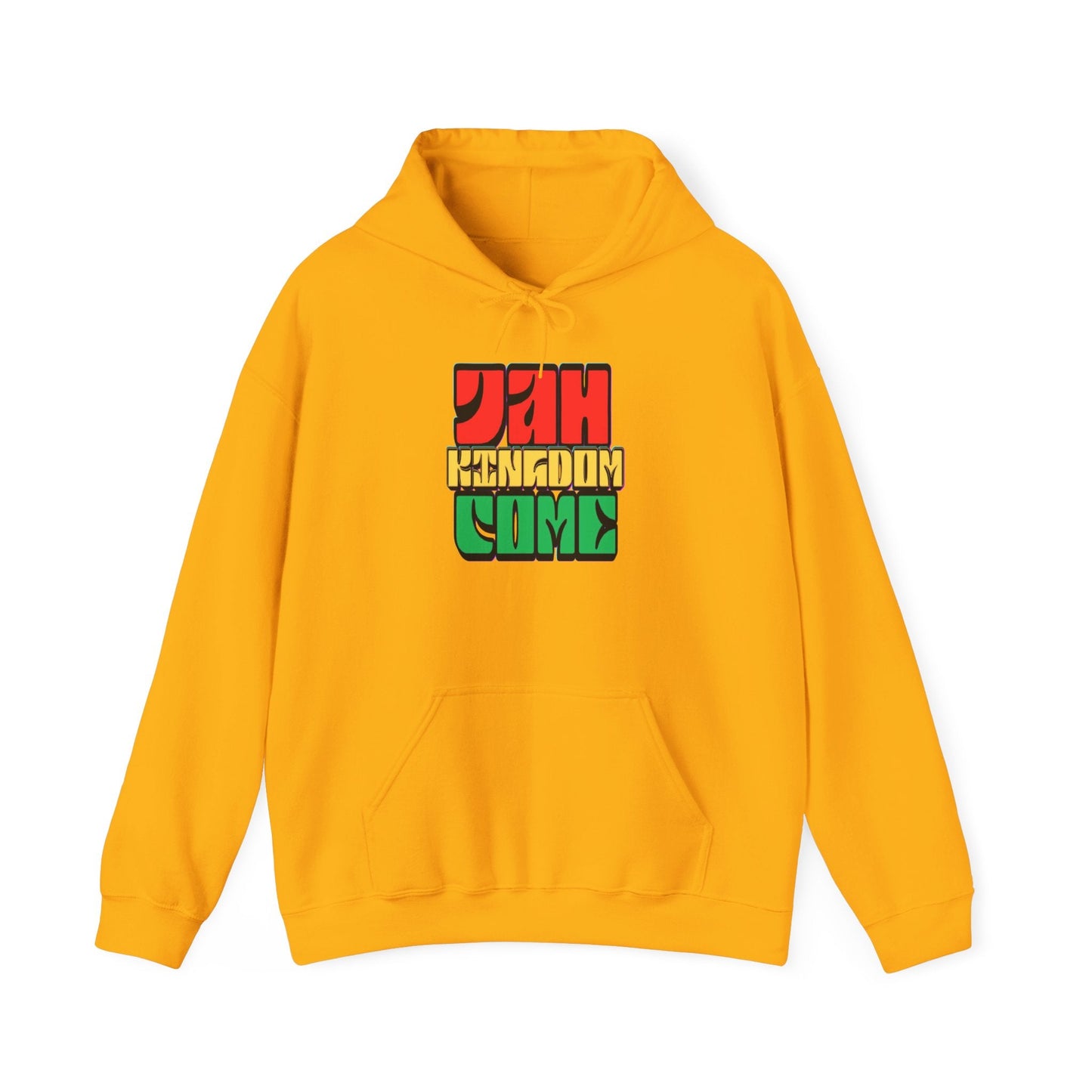 Hoodie — Jah Kingdom Come Rasta Graphic Hooded Sweatshirt Printify