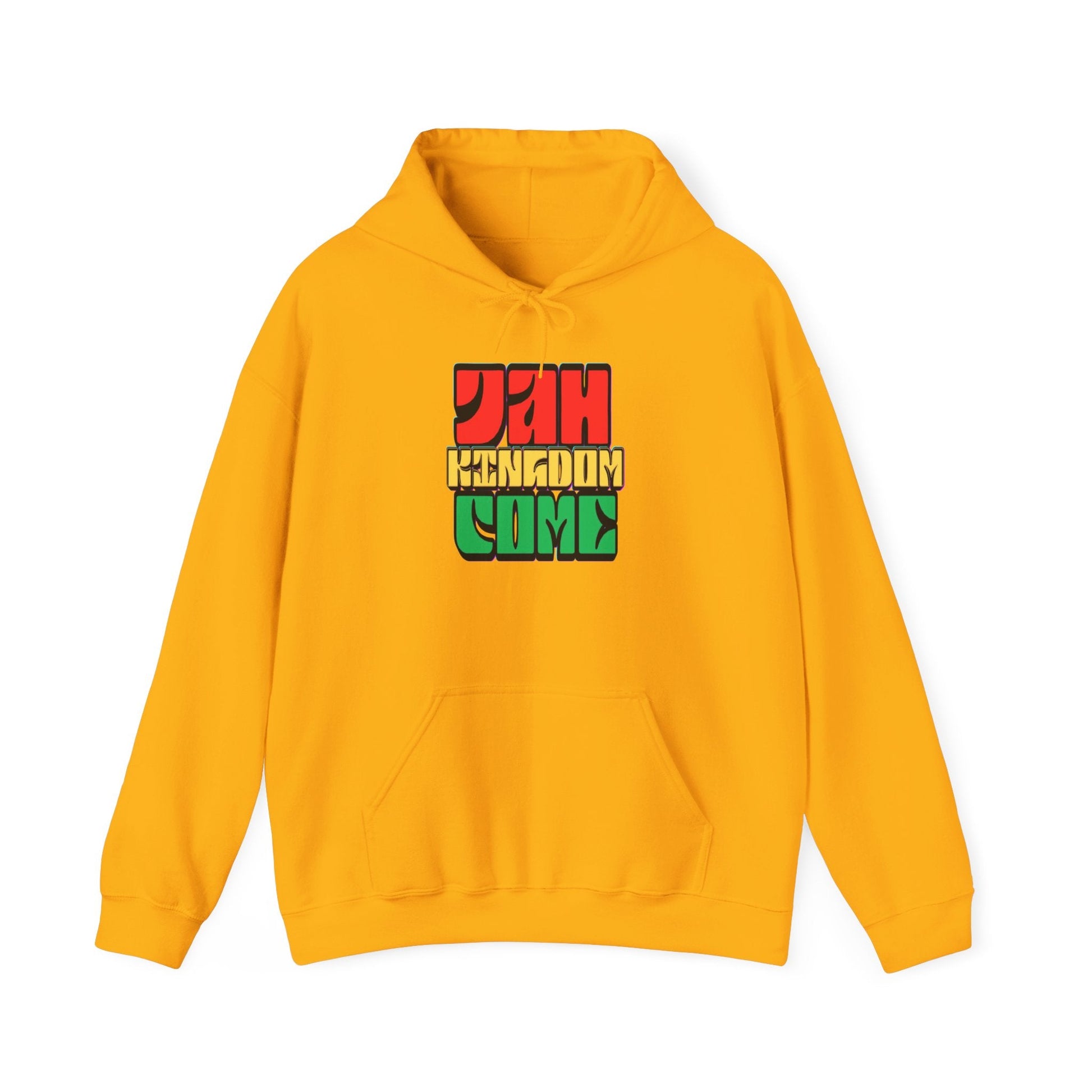 Hoodie — Jah Kingdom Come Rasta Graphic Hooded Sweatshirt Printify