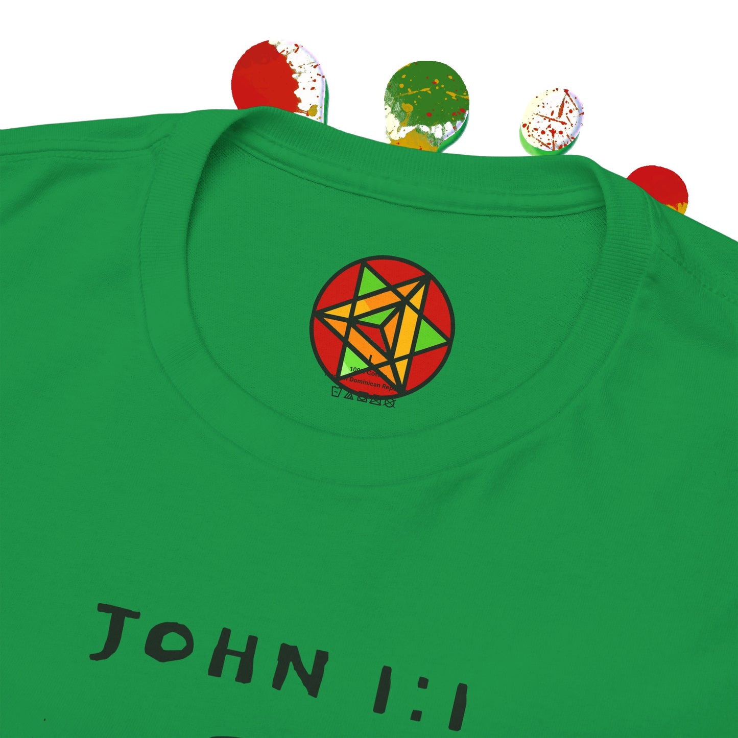 Island Scripture Tee: The Radiance of John 1:1 Printify