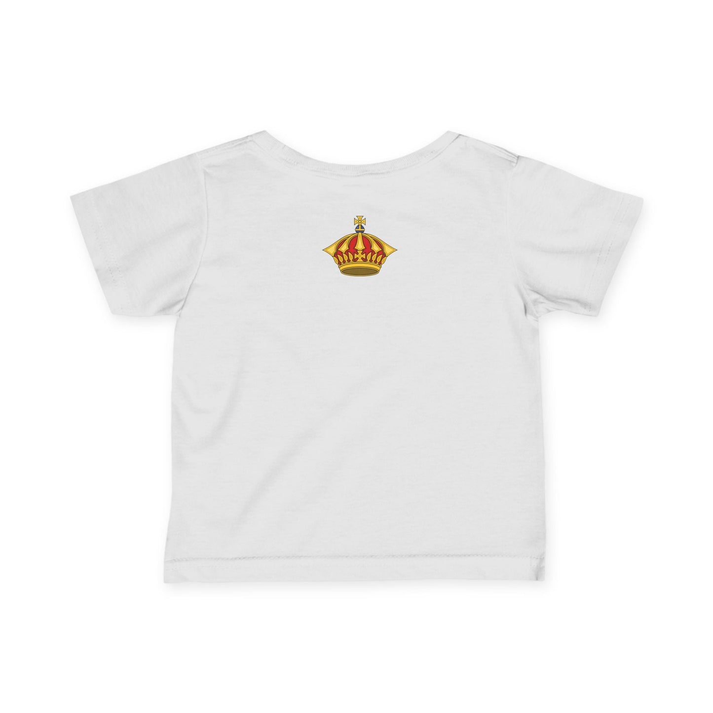 Infant Tee — 'Kalapana' Script with Gold Crown Baby Shirt Printify