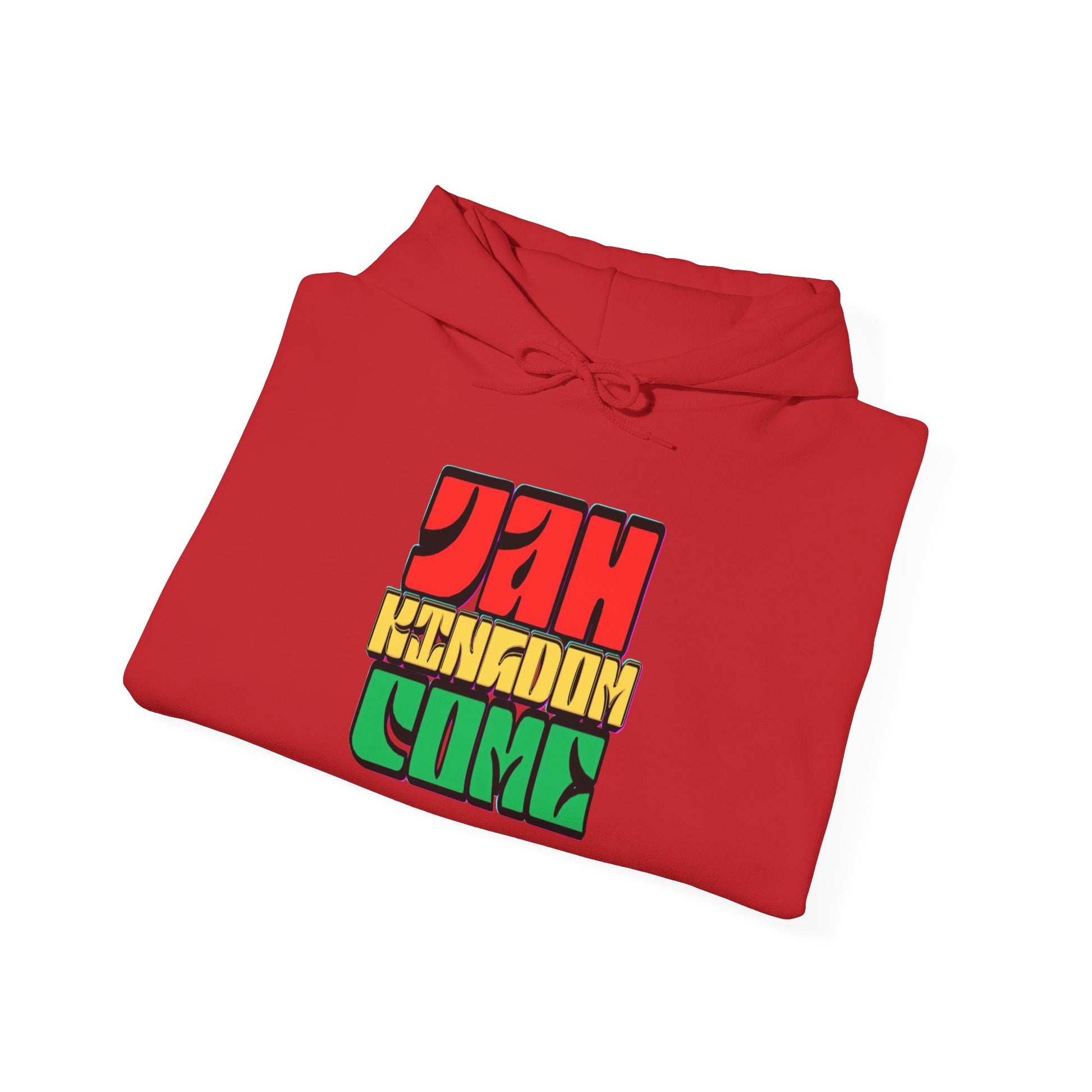 Hoodie — Jah Kingdom Come Rasta Graphic Hooded Sweatshirt Printify