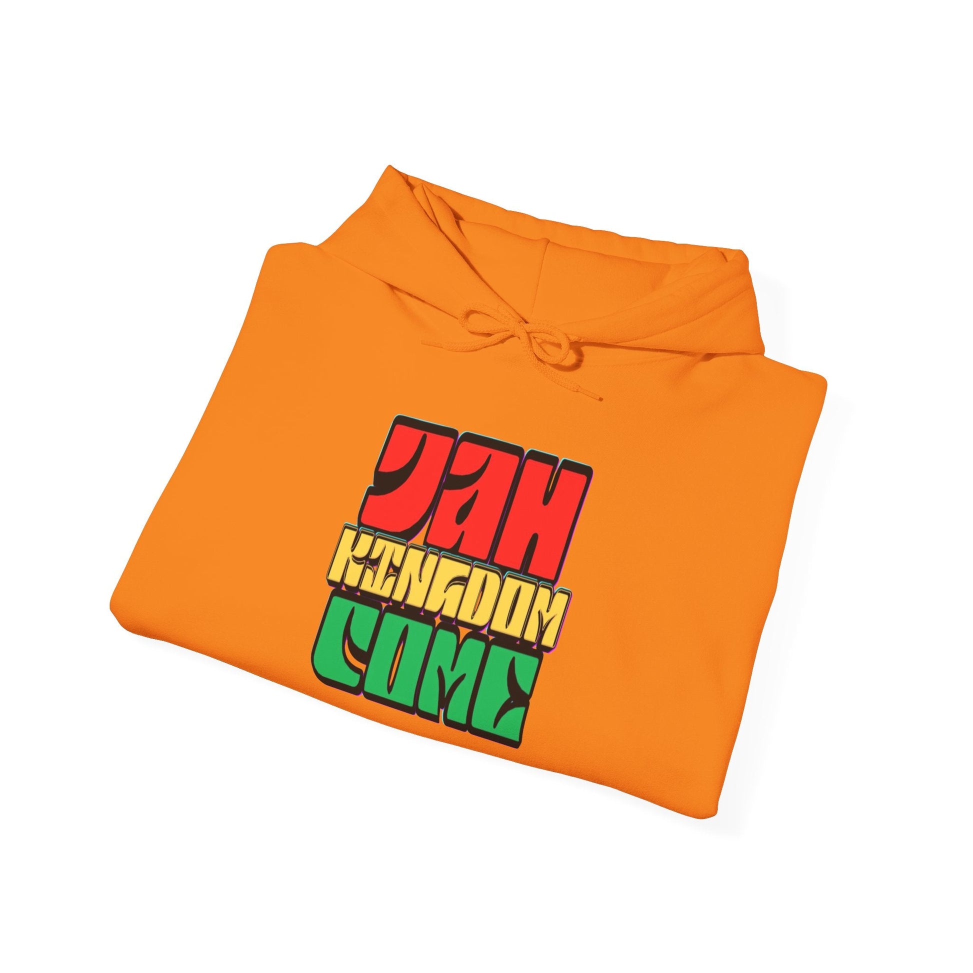 Hoodie — Jah Kingdom Come Rasta Graphic Hooded Sweatshirt Printify