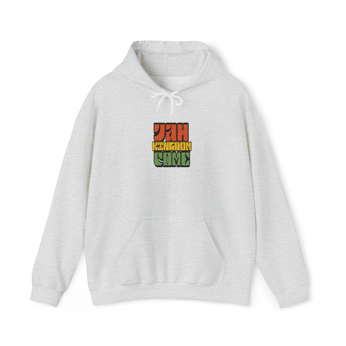Rastafarian Leaf Block Hoodie – Reggae Colors Graphic Sweatshirt Printify