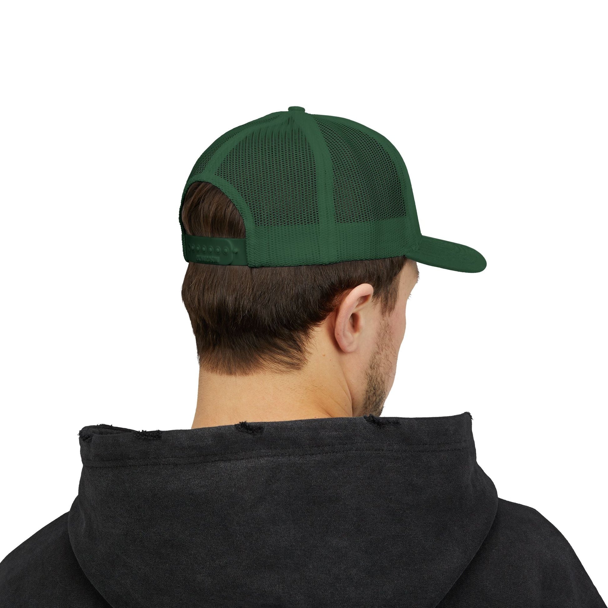 808 Love Snapback Trucker Cap — Retro Hawaiian Aloha Mesh Hat Printify