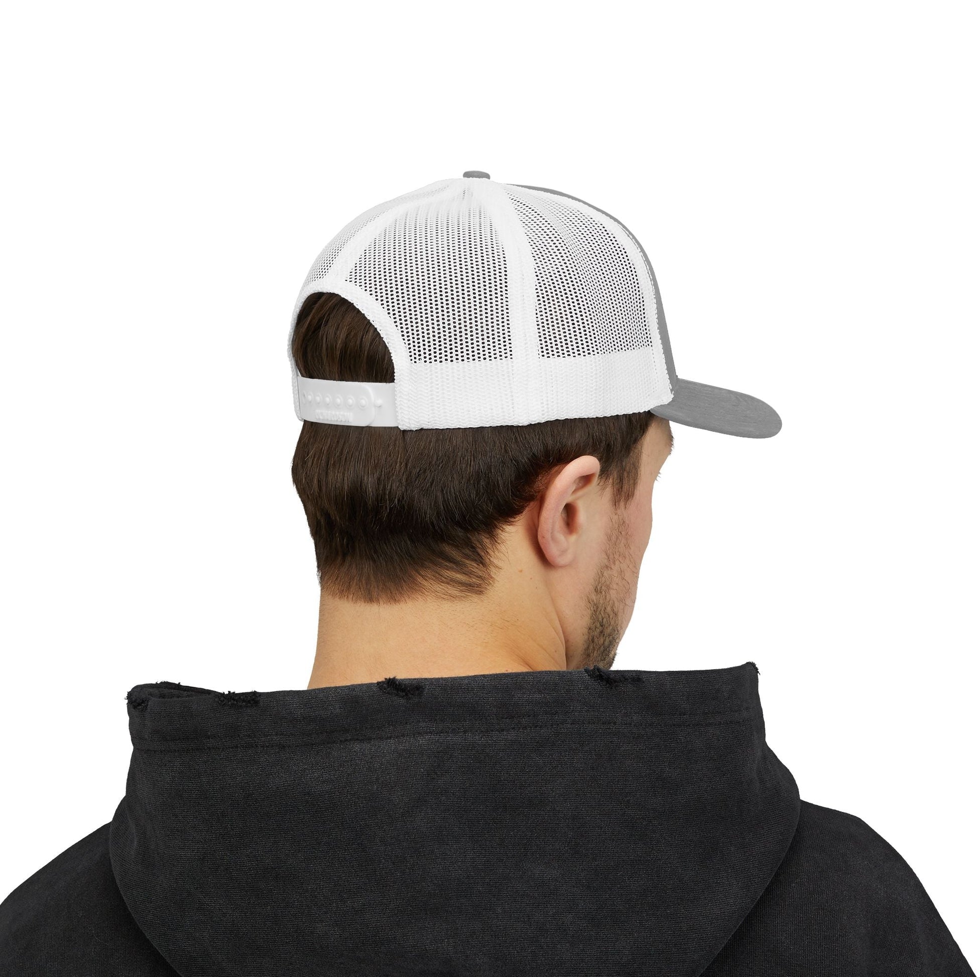 808 Love Snapback Trucker Cap — Retro Hawaiian Aloha Mesh Hat Printify