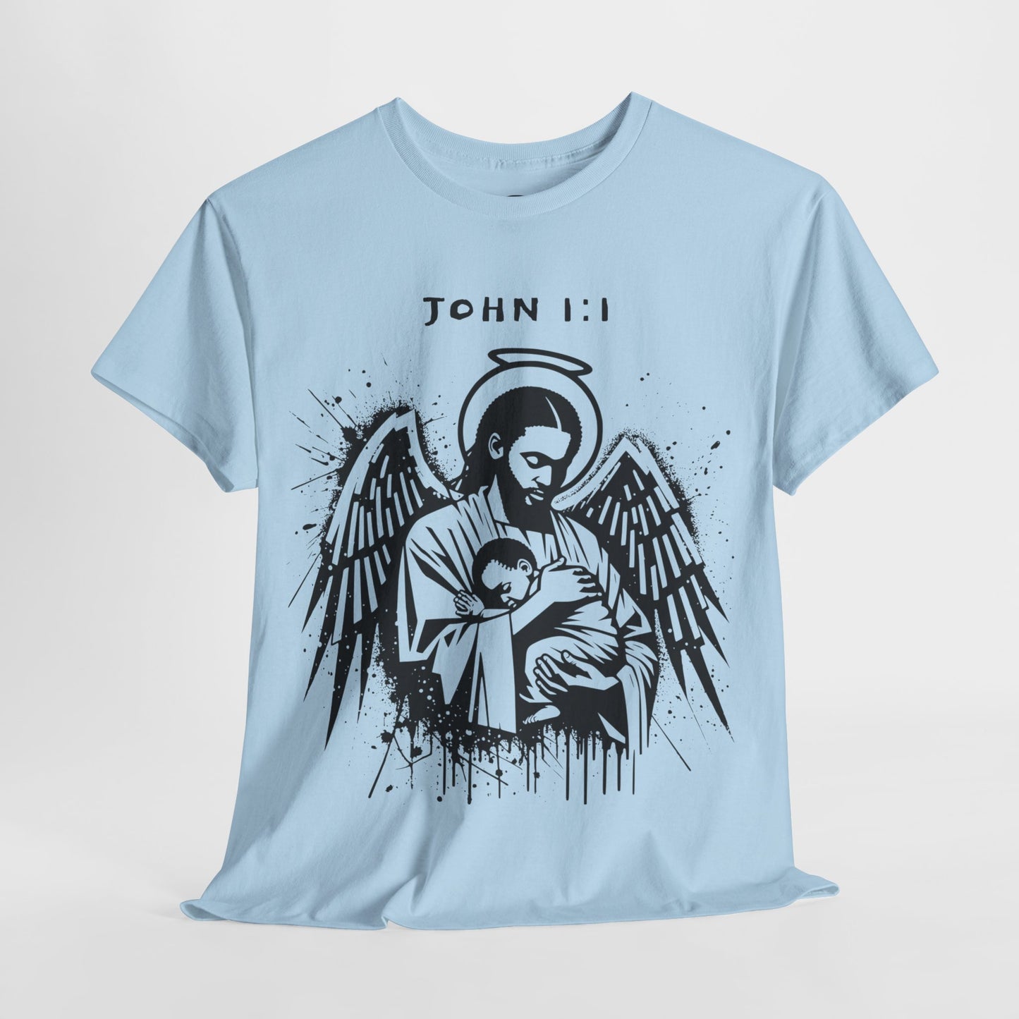 Island Scripture Tee: The Radiance of John 1:1 Printify