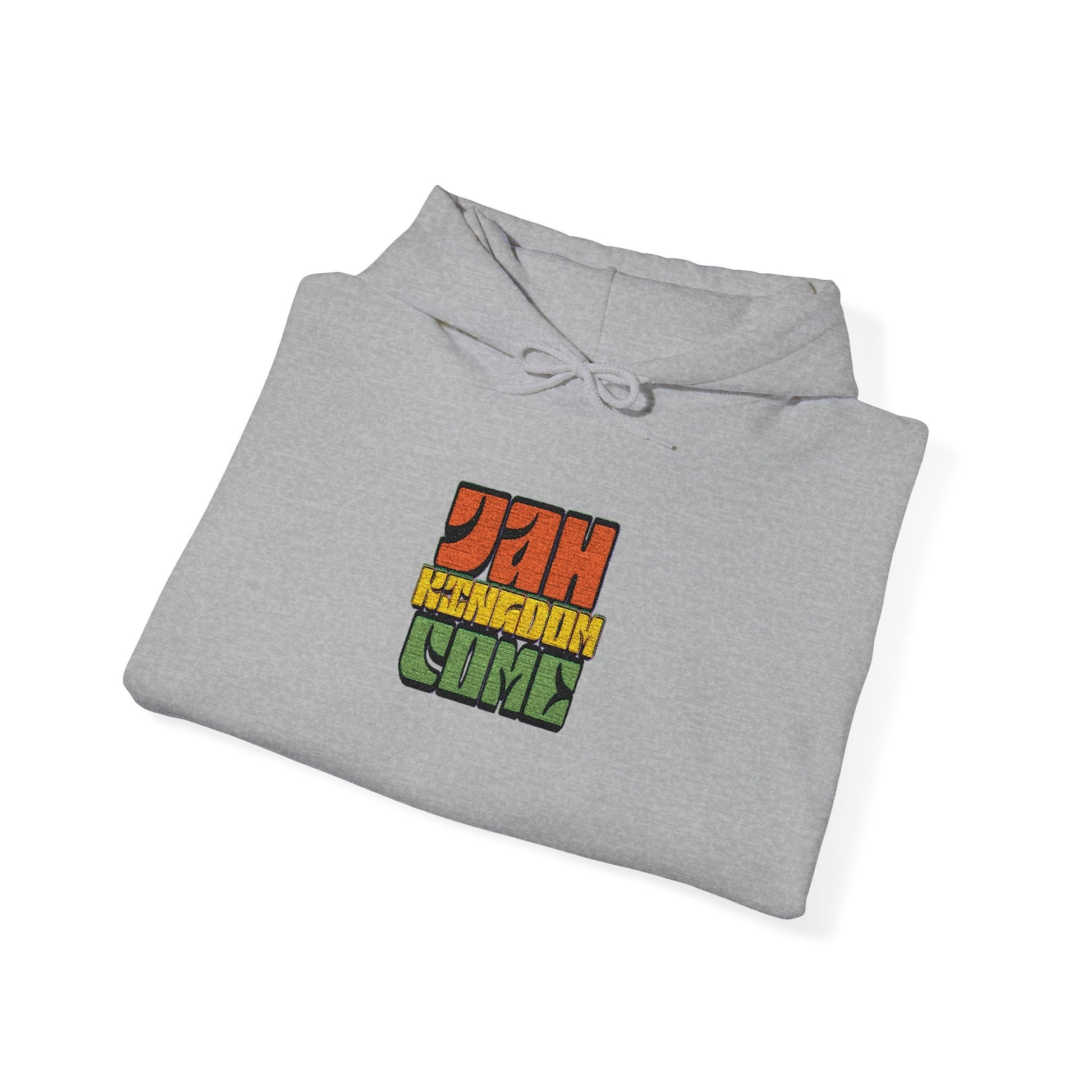 Rastafarian Leaf Block Hoodie – Reggae Colors Graphic Sweatshirt Printify