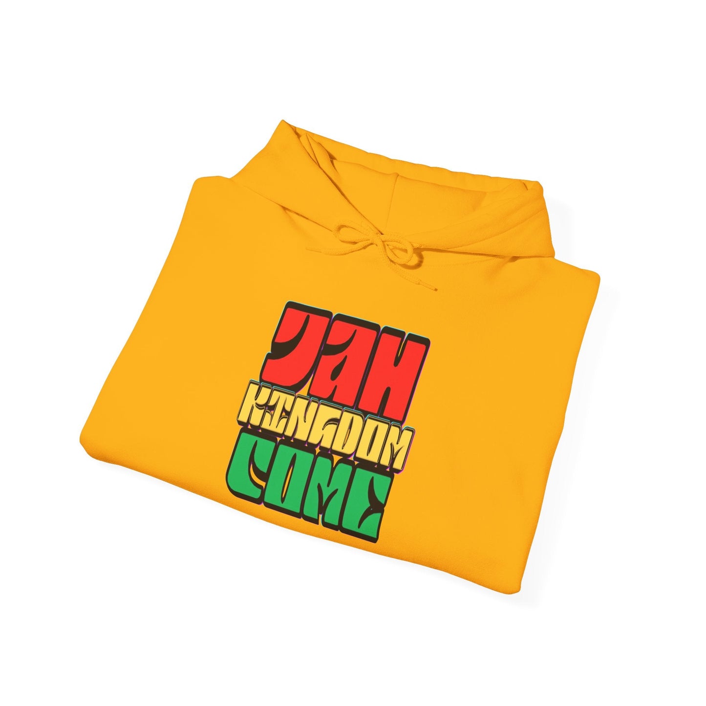 Hoodie — Jah Kingdom Come Rasta Graphic Hooded Sweatshirt Printify