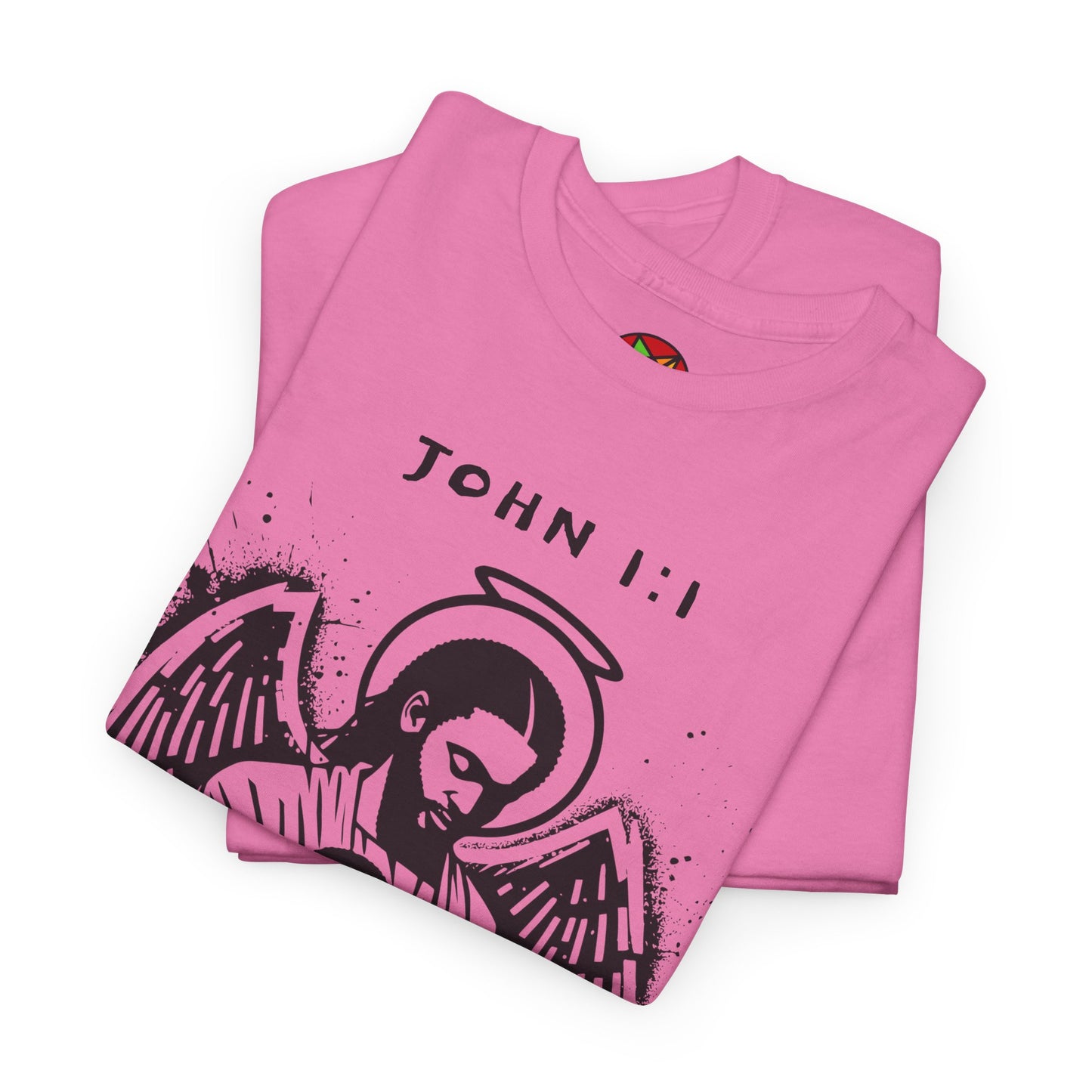 Island Scripture Tee: The Radiance of John 1:1 Printify