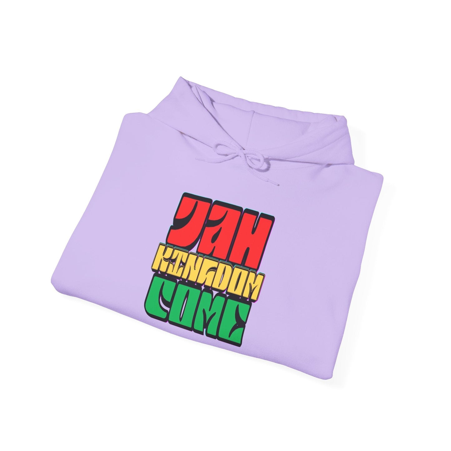 Hoodie — Jah Kingdom Come Rasta Graphic Hooded Sweatshirt Printify