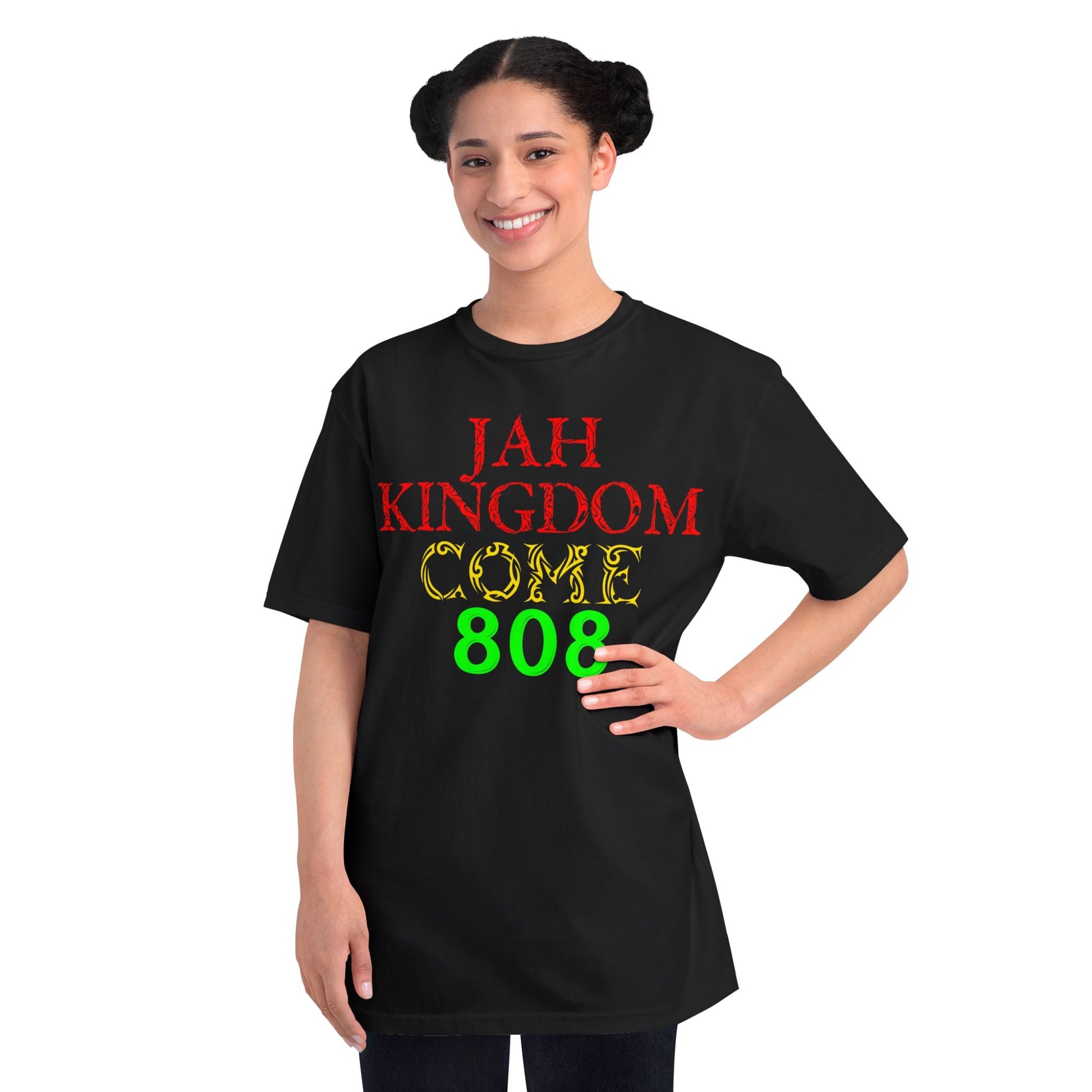 Jah Kingdom Come 808 T-Shirt — Reggae Rasta Vibe Tee Printify