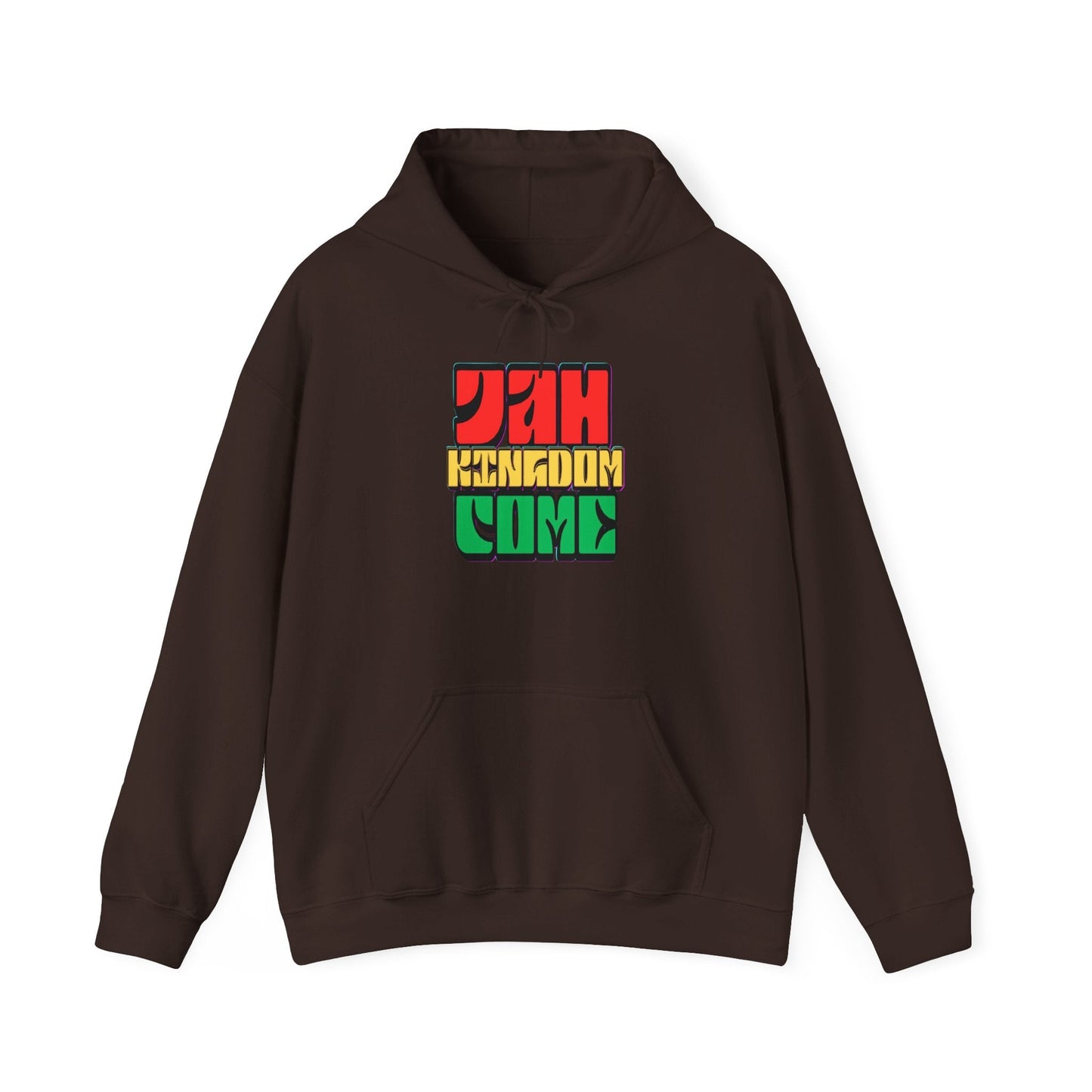 Hoodie — Jah Kingdom Come Rasta Graphic Hooded Sweatshirt Printify