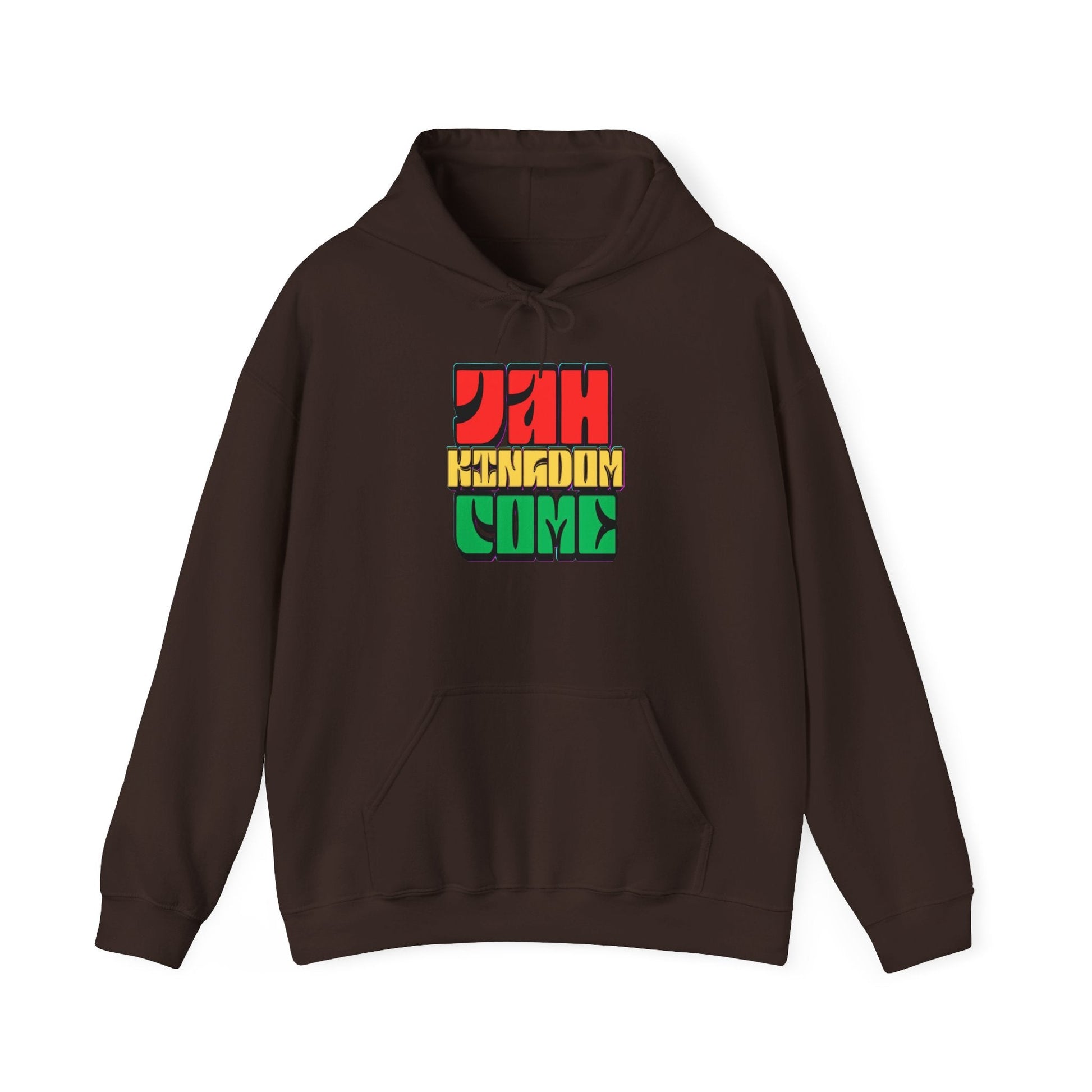 Hoodie — Jah Kingdom Come Rasta Graphic Hooded Sweatshirt Printify