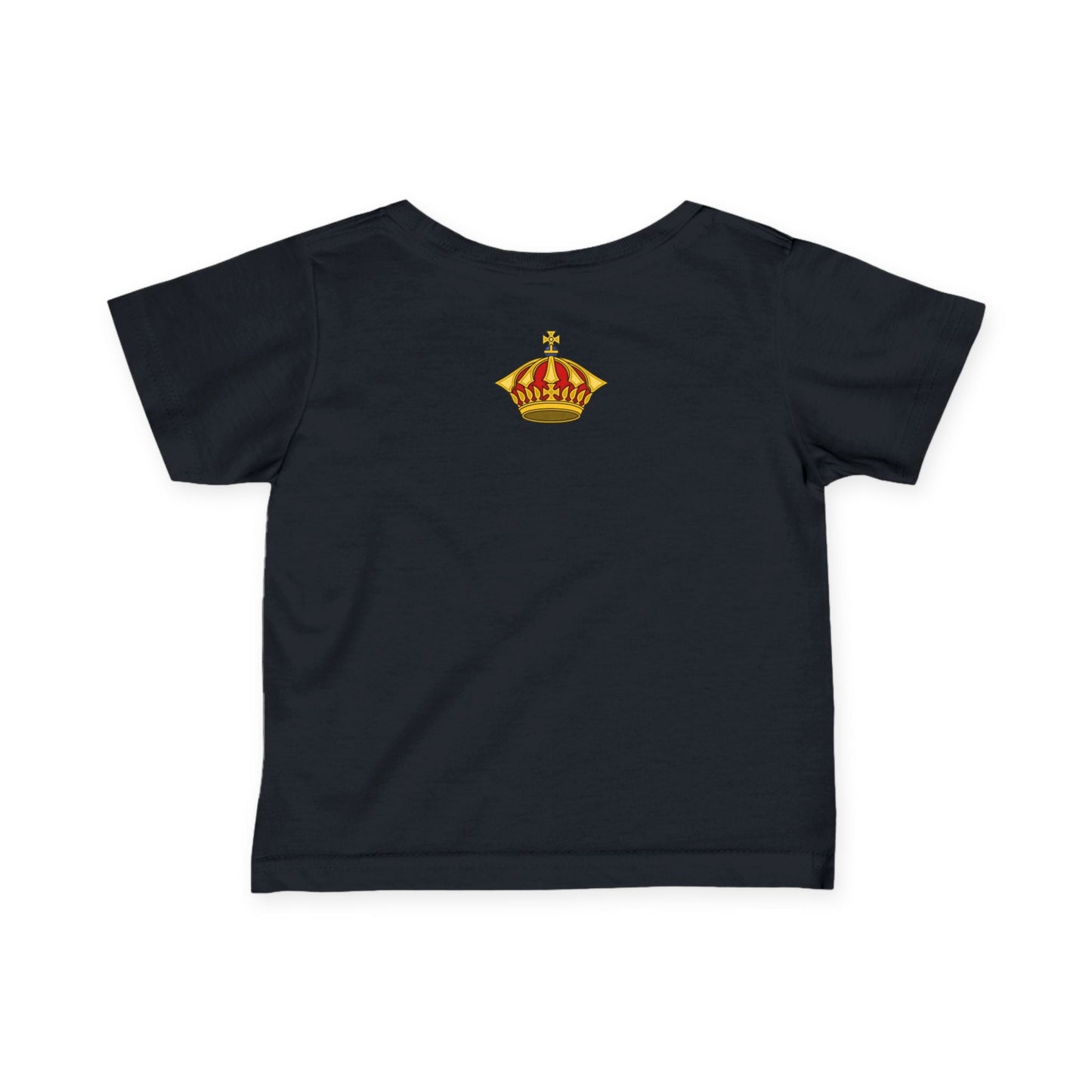 Infant Tee — 'Kalapana' Script with Gold Crown Baby Shirt Printify