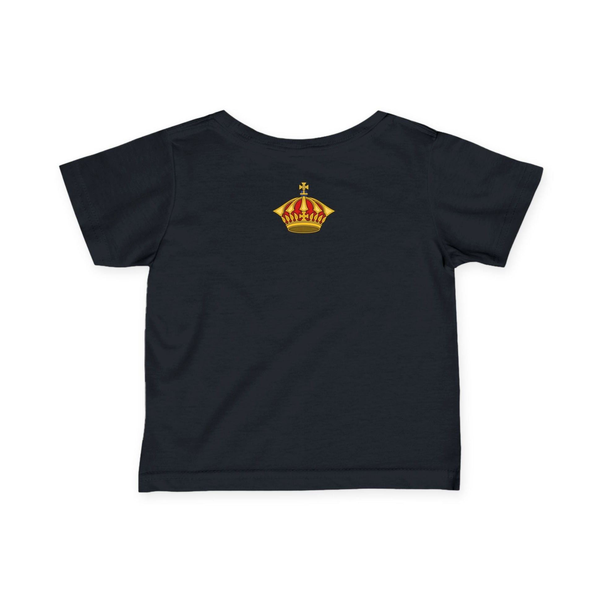 Infant Tee — 'Kalapana' Script with Gold Crown Baby Shirt Printify