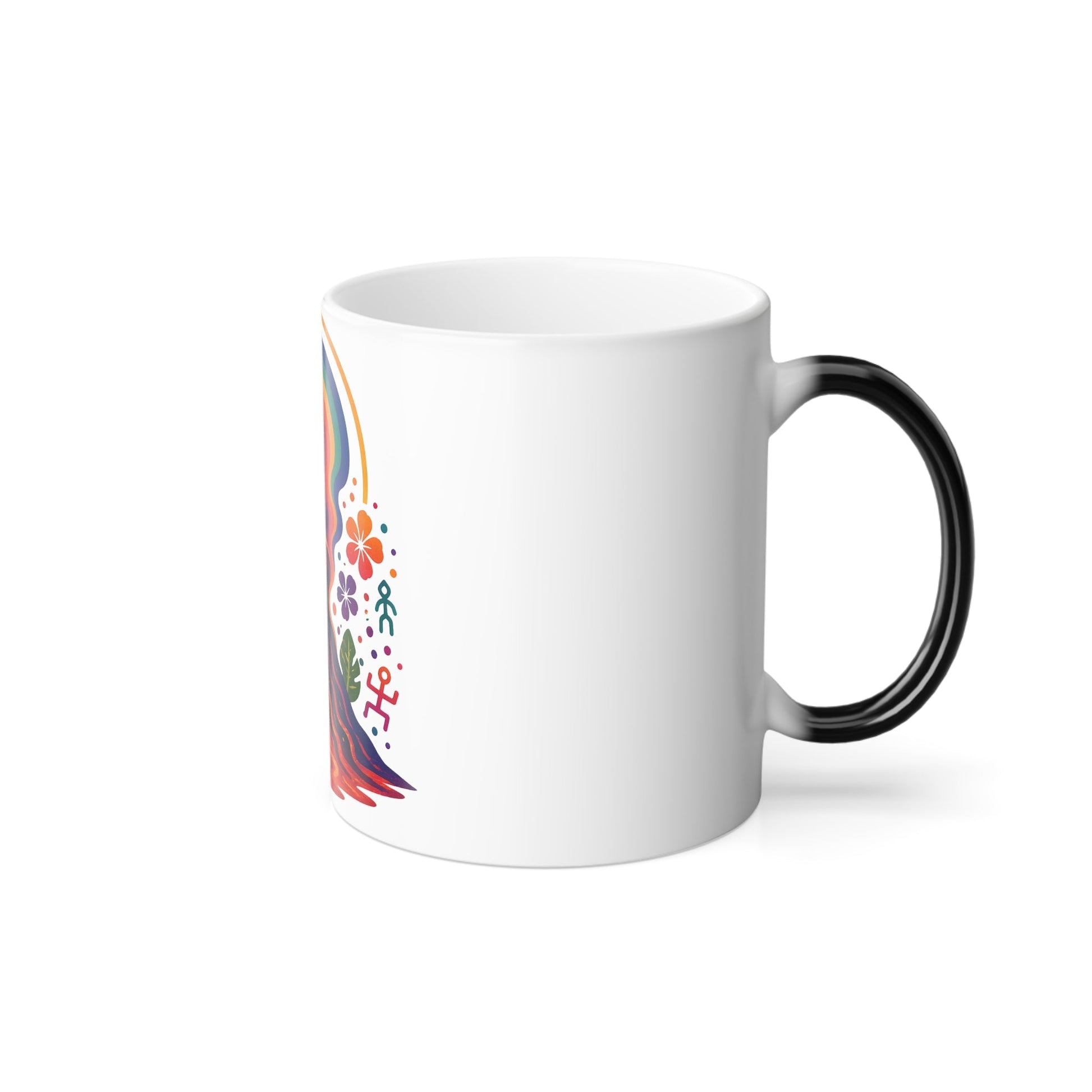 Color Morphing Mug — Rainbow Goddess Heat-Change Ceramic Mug (11 oz) Printify