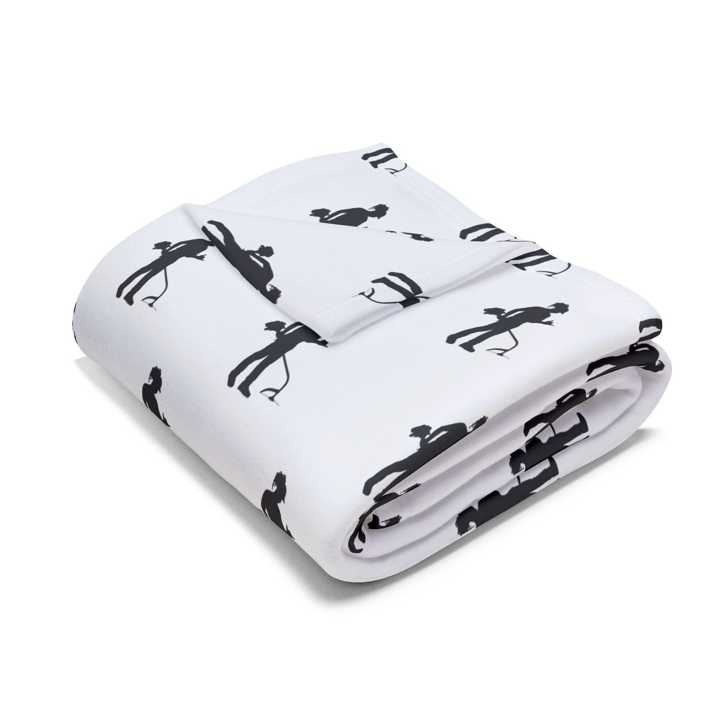 Weed Wacky Blanket — Colorful Tropical Leaf Pattern Cozy Throw Printify