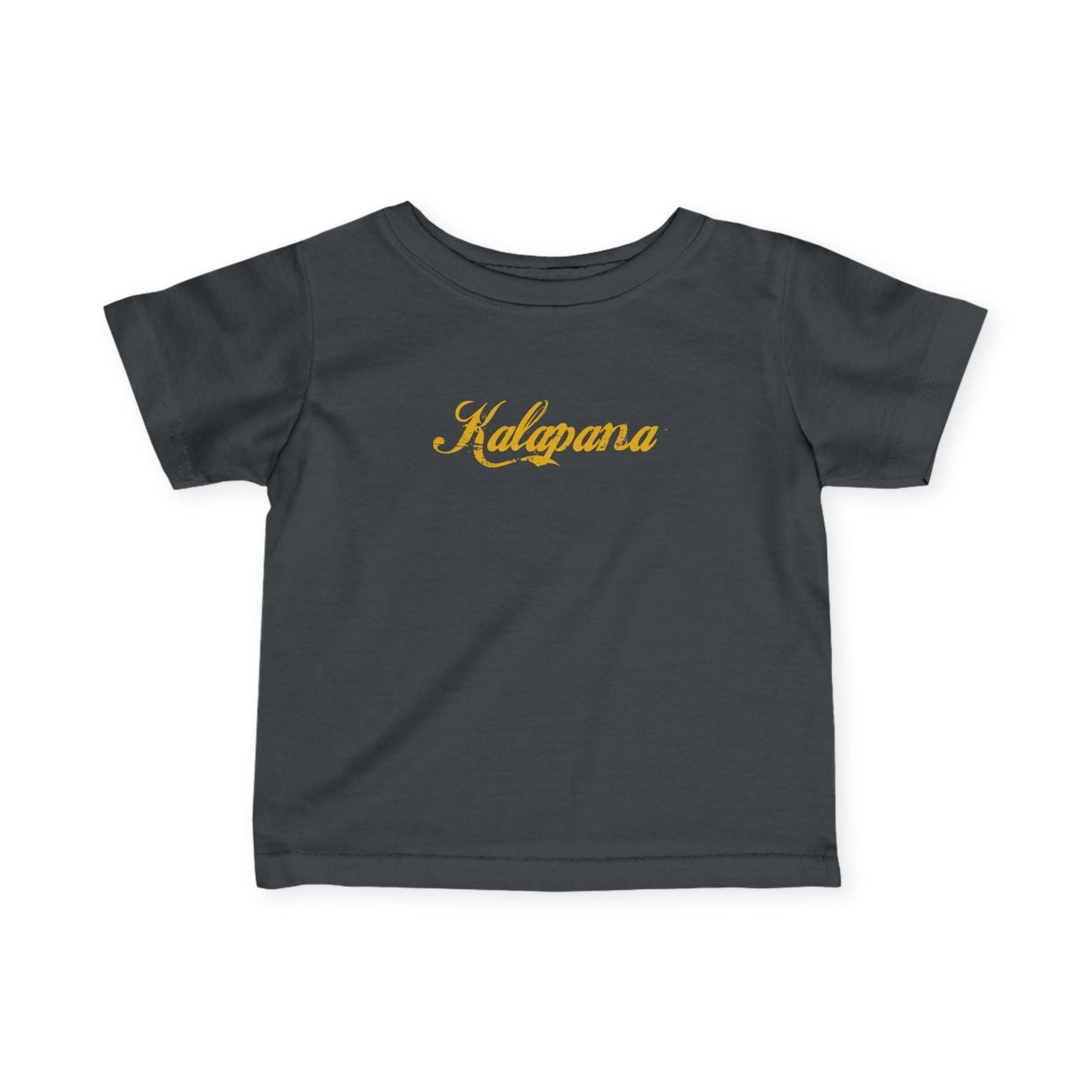 Infant Tee — 'Kalapana' Script with Gold Crown Baby Shirt Printify
