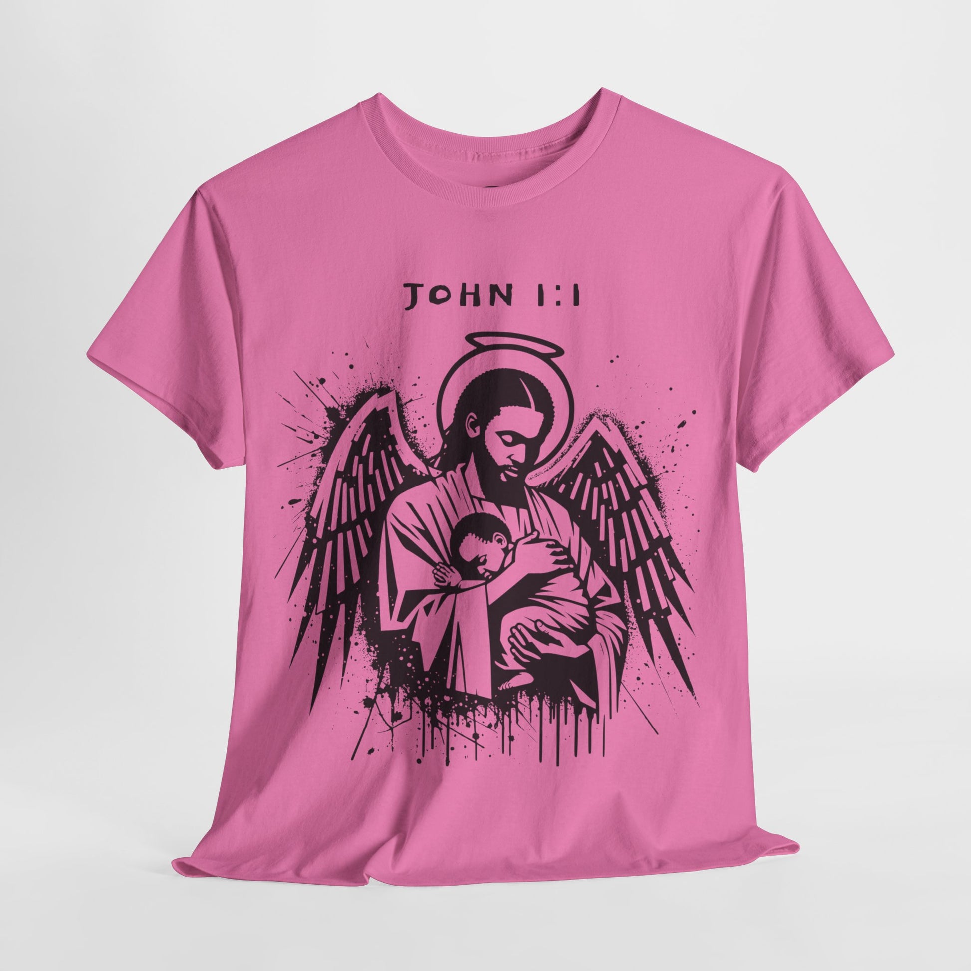 Island Scripture Tee: The Radiance of John 1:1 Printify