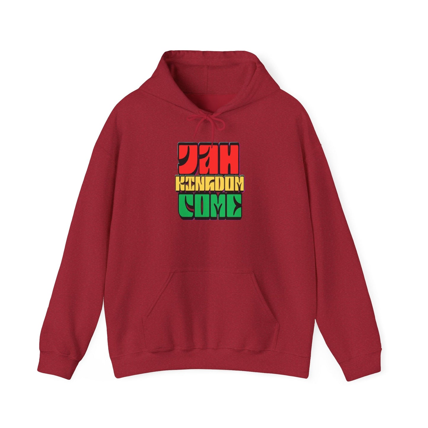 Hoodie — Jah Kingdom Come Rasta Graphic Hooded Sweatshirt Printify