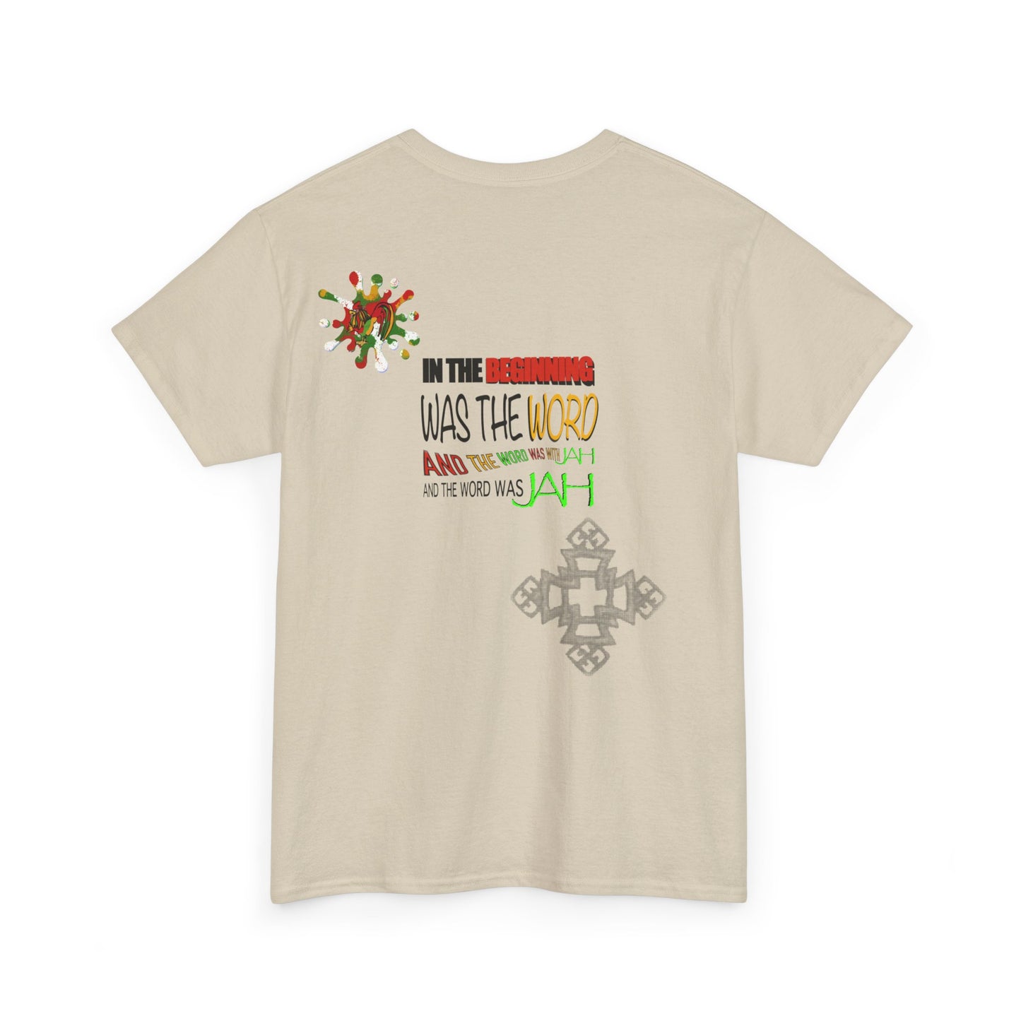 Island Scripture Tee: The Radiance of John 1:1 Printify