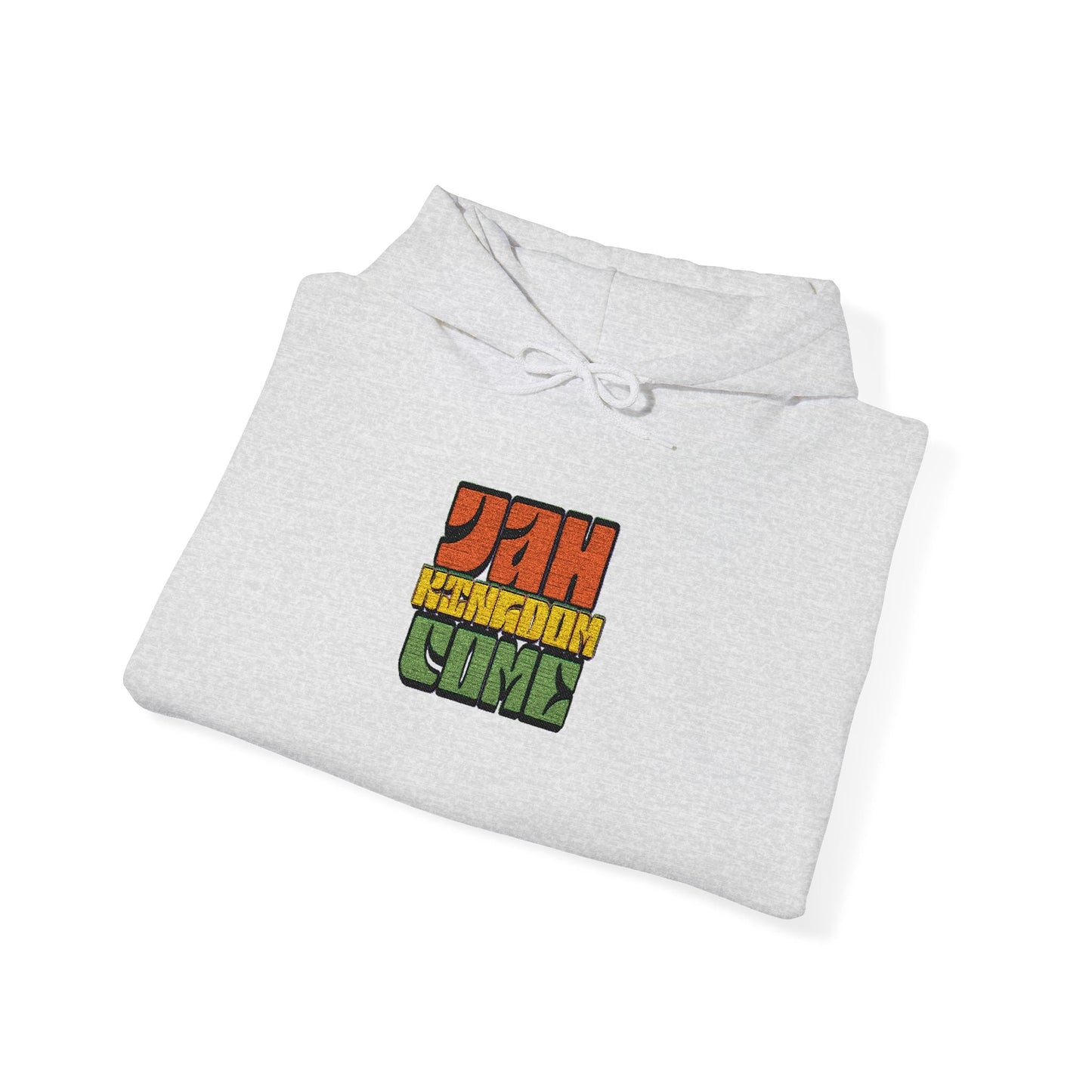Rastafarian Leaf Block Hoodie – Reggae Colors Graphic Sweatshirt Printify