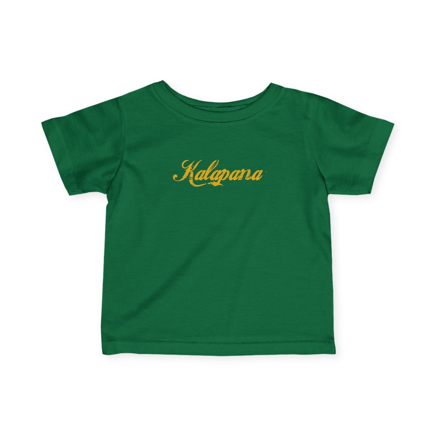 Infant Tee — 'Kalapana' Script with Gold Crown Baby Shirt Printify