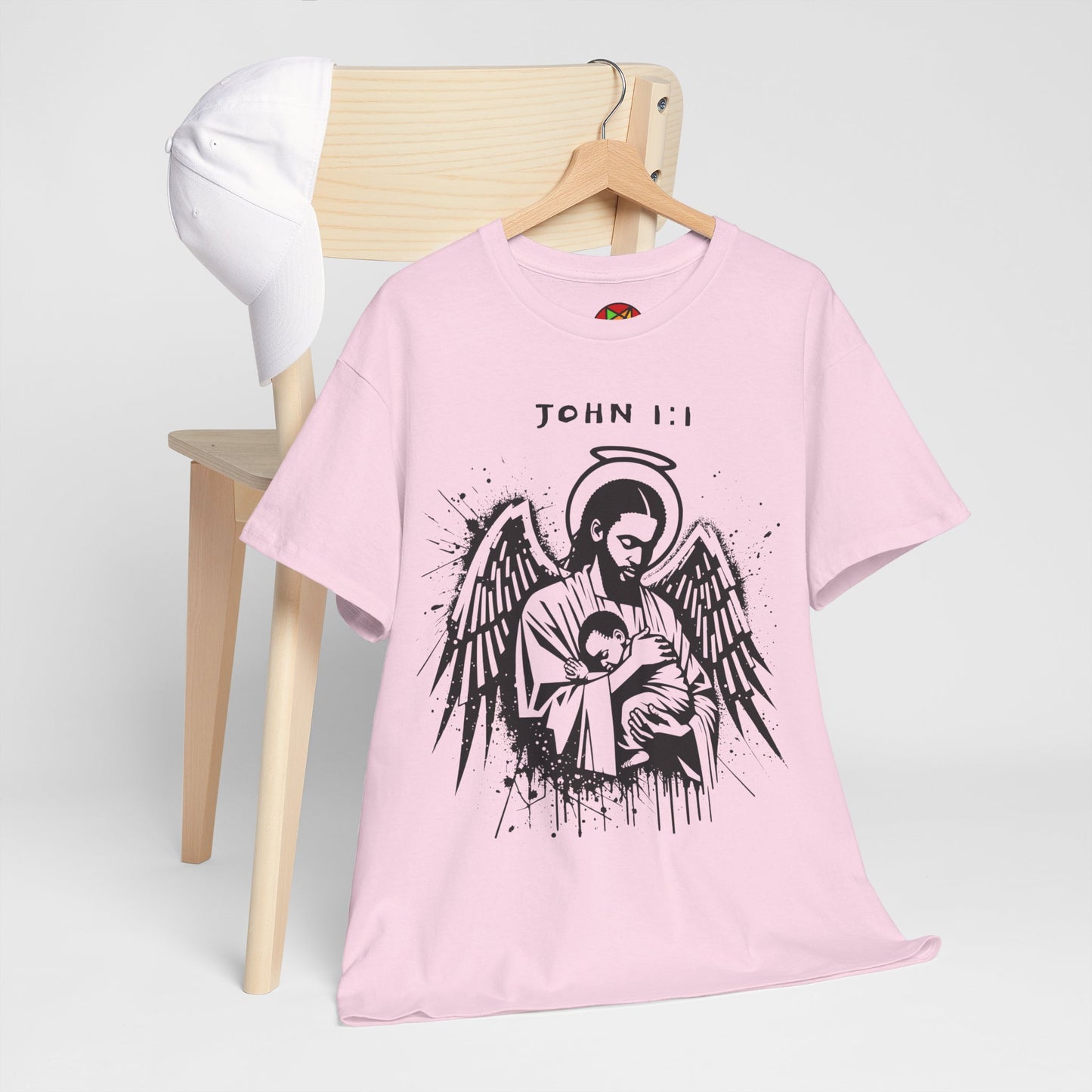 Island Scripture Tee: The Radiance of John 1:1 Printify