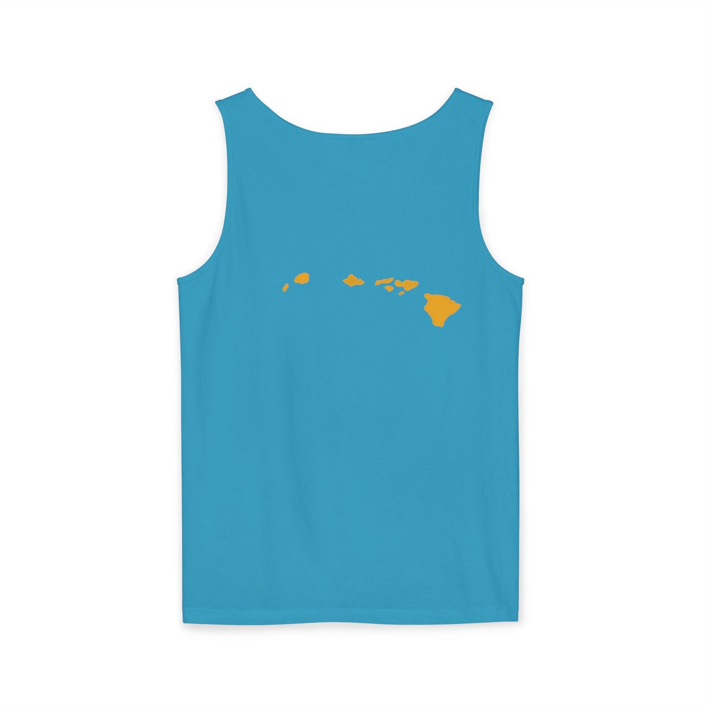 Kanaka Fyah Decorative Script Tank Top — Hawaiian Pride Graphic Tank Printify