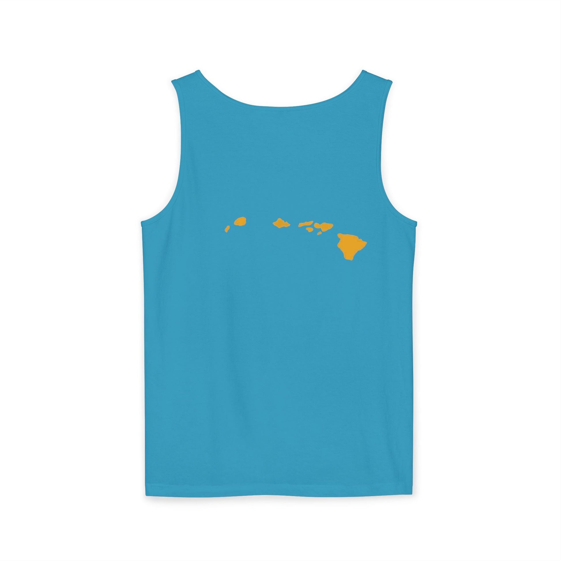 Kanaka Fyah Decorative Script Tank Top — Hawaiian Pride Graphic Tank Printify