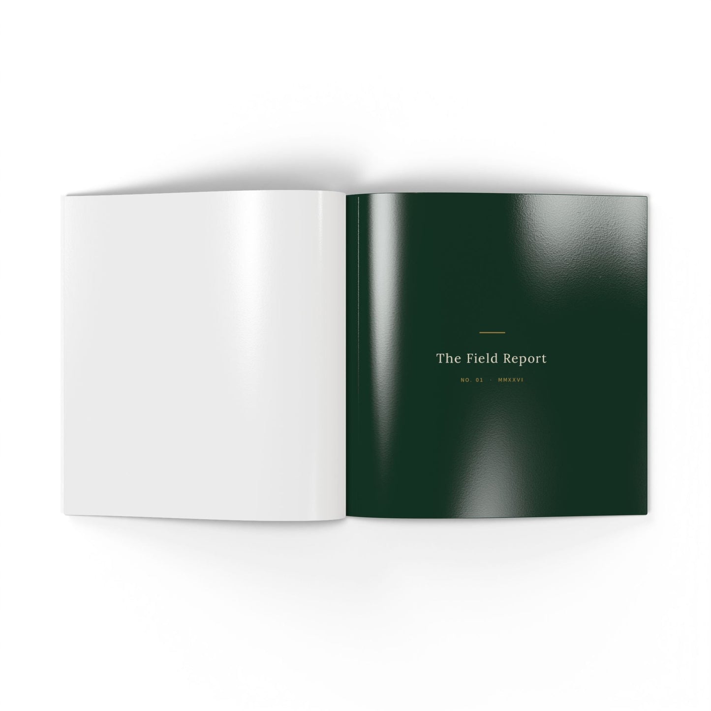 Softcover Photo Book — "The Field Report" Nature Journal Printify
