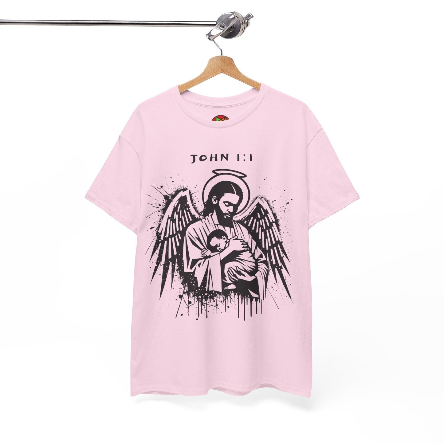 Island Scripture Tee: The Radiance of John 1:1 Printify