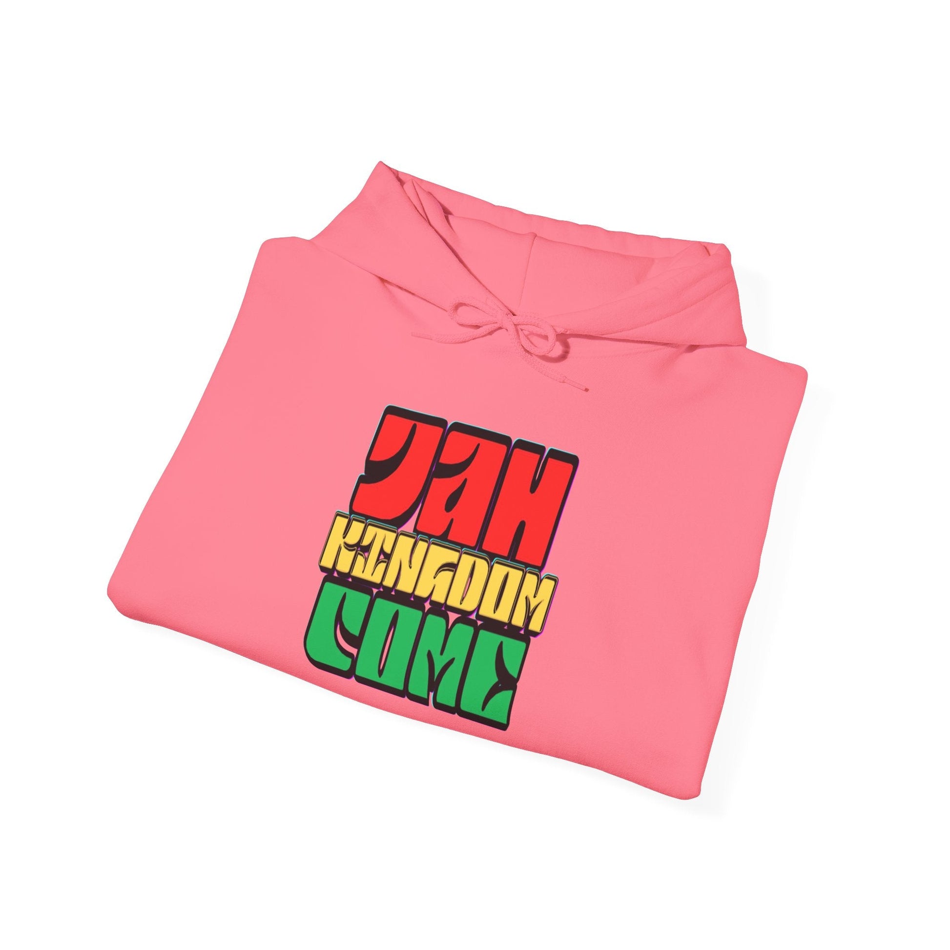 Hoodie — Jah Kingdom Come Rasta Graphic Hooded Sweatshirt Printify