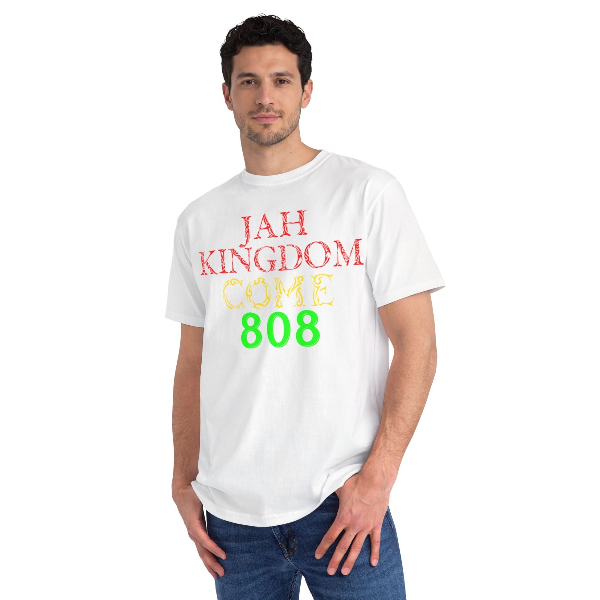 Jah Kingdom Come 808 T-Shirt — Reggae Rasta Vibe Tee Printify