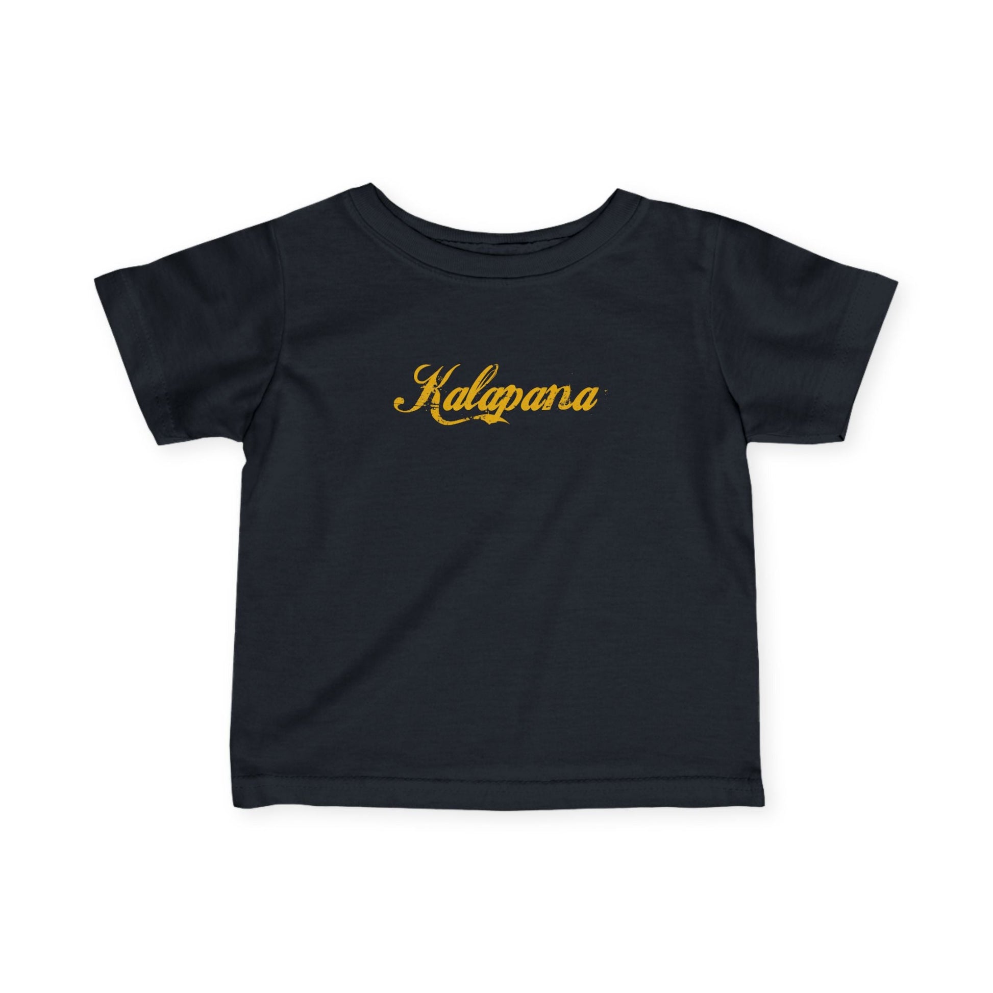 Infant Tee — 'Kalapana' Script with Gold Crown Baby Shirt Printify