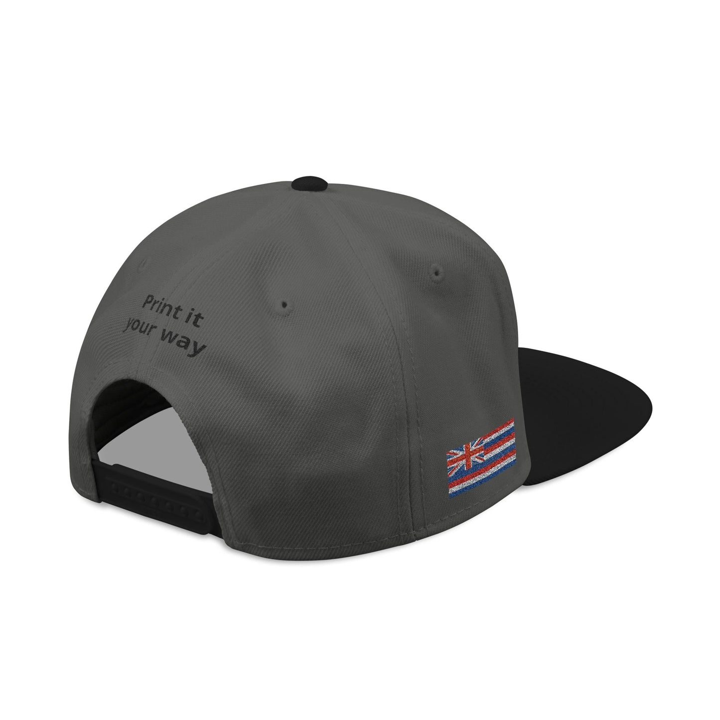 Embroidered Rasta Script Snapback Hat — Colorful Reggae Streetwear Printify