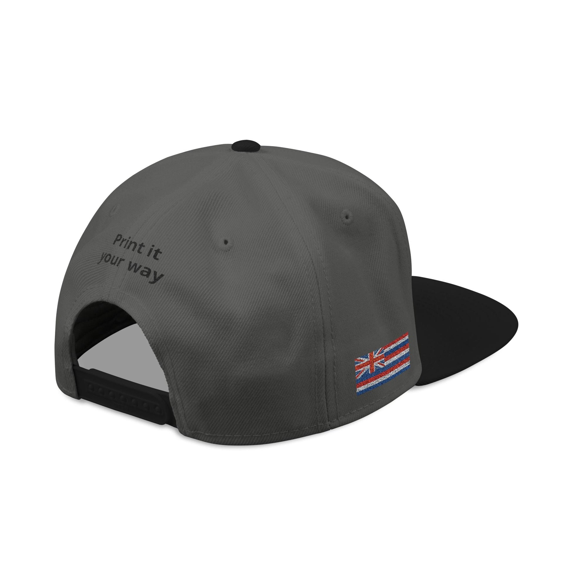 Embroidered Rasta Script Snapback Hat — Colorful Reggae Streetwear Printify